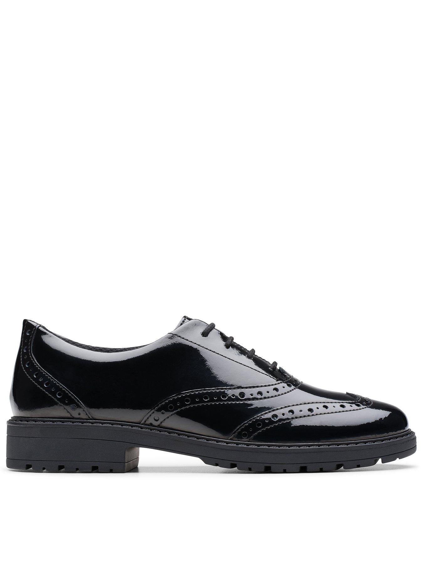 Clarks Loxham Brogue Youth - Black