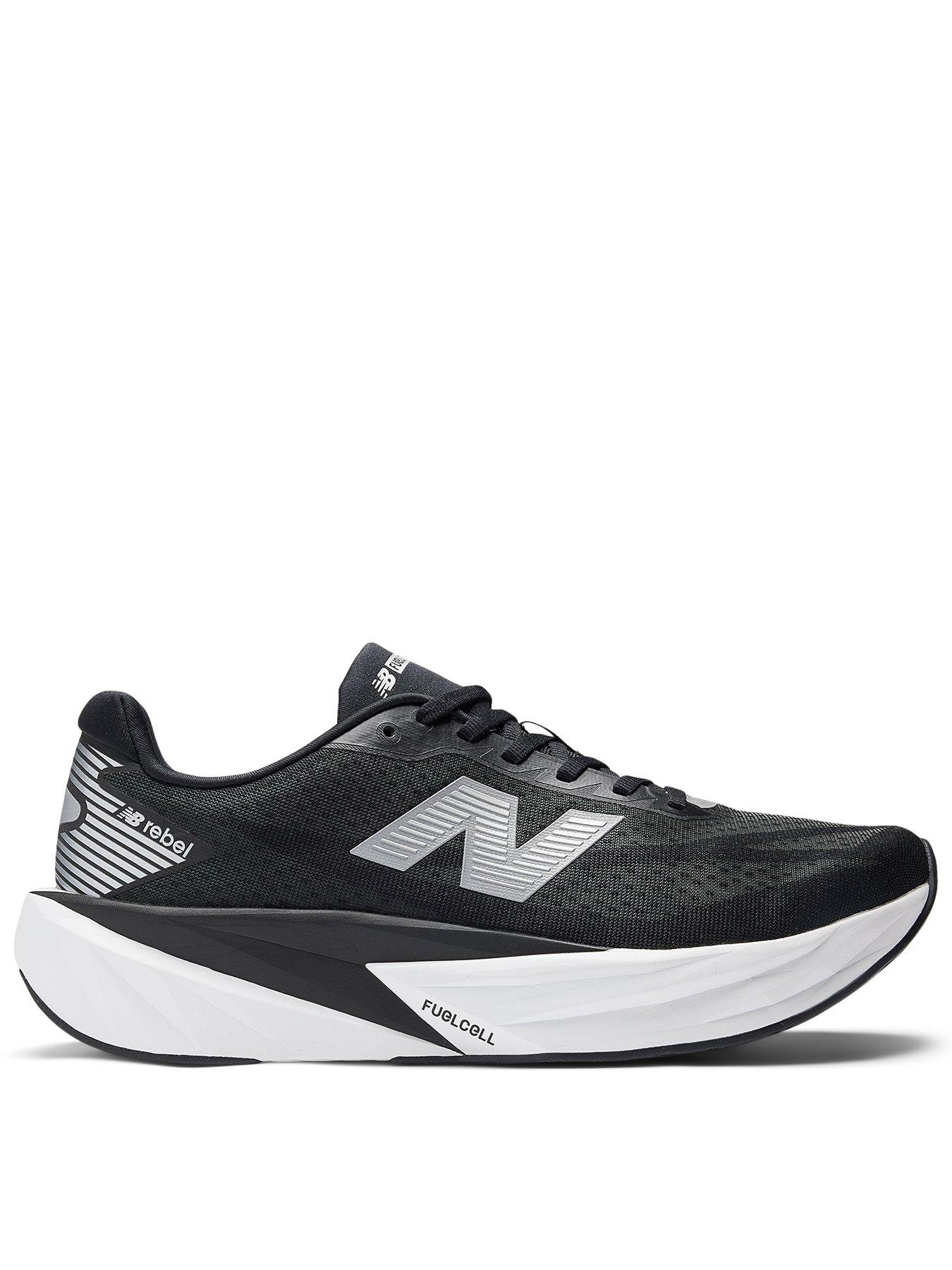 New Balance Mens Running Fuelcell Rebel V5 Trainers Black Very - Main Image