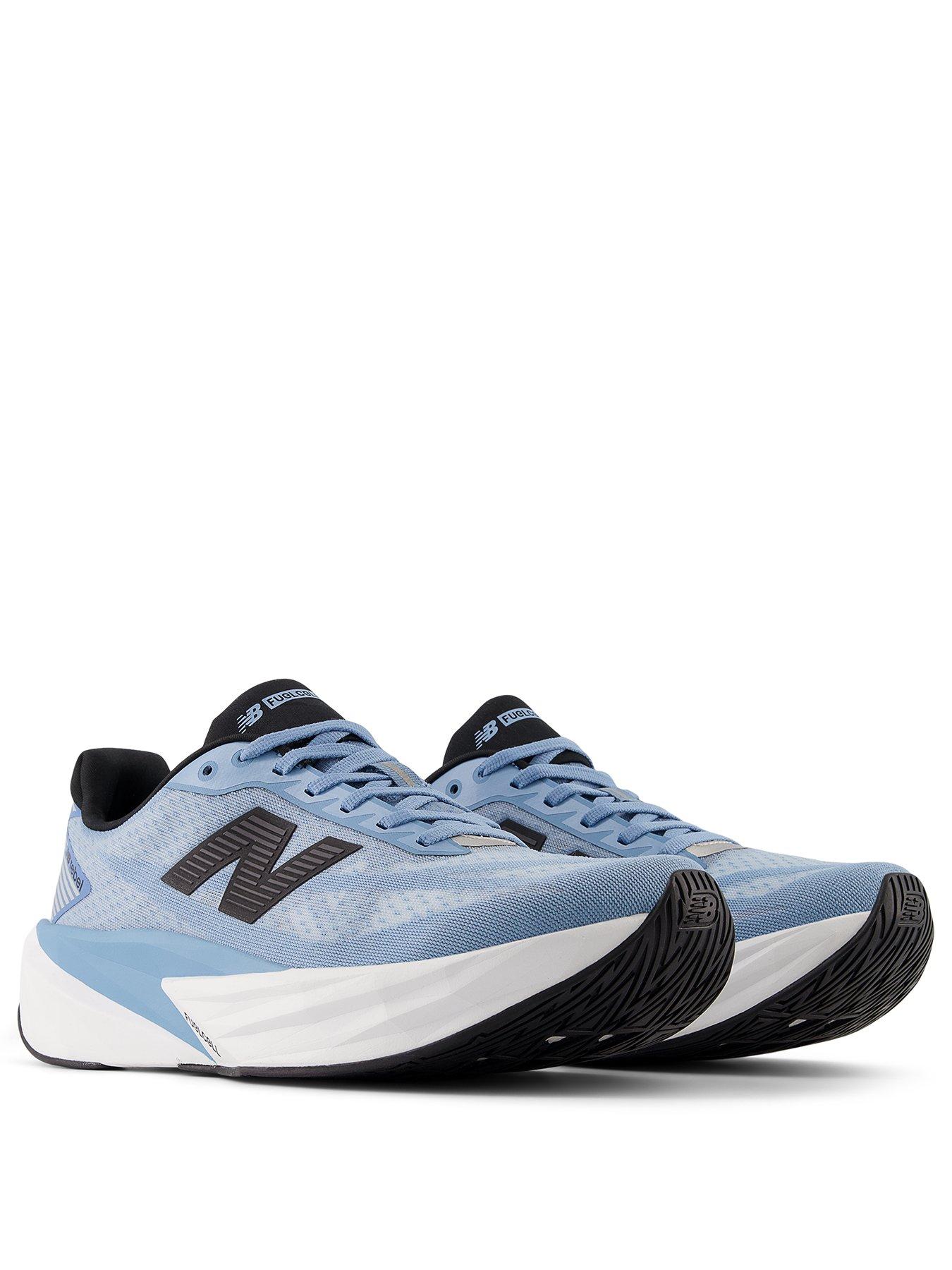 New Balance Mens Running Fuelcell Rebel V5 Trainers Blue Very