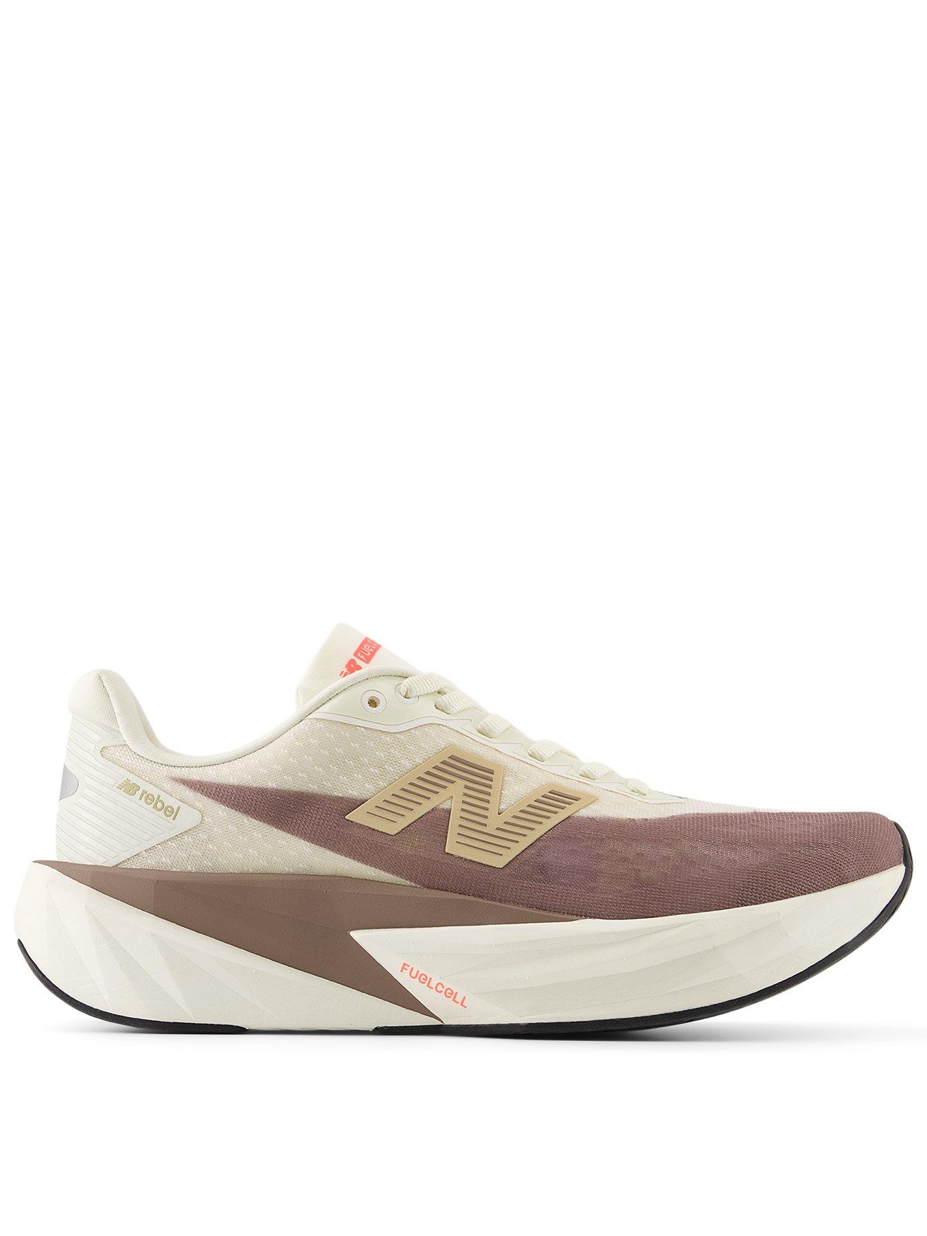 New Balance Womens Running Fuelcell Rebel V5 Trainers, White, Size 6, Women