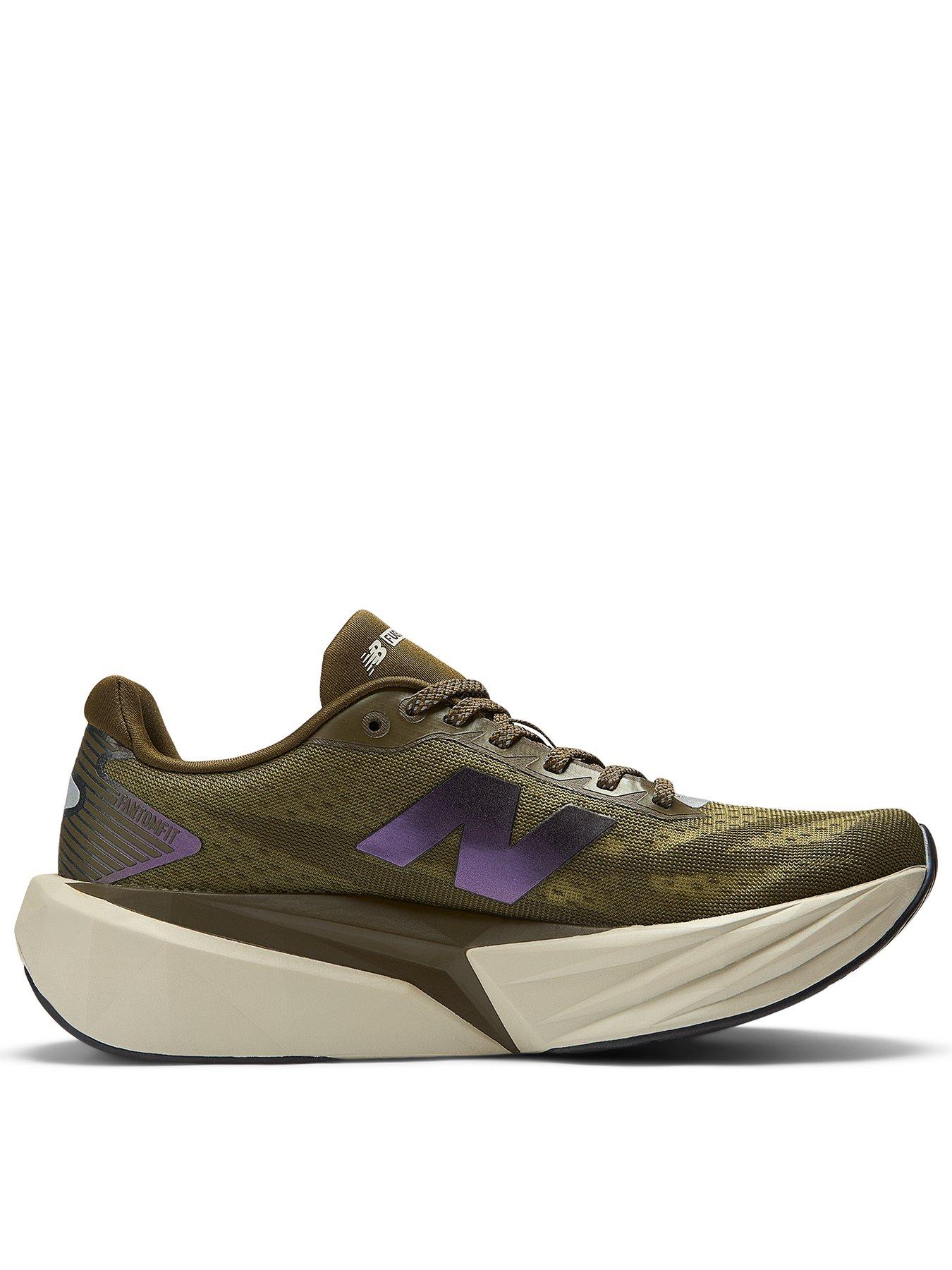 New Balance Womens Running Fuelcell Rebel V5 Trainers - Khaki