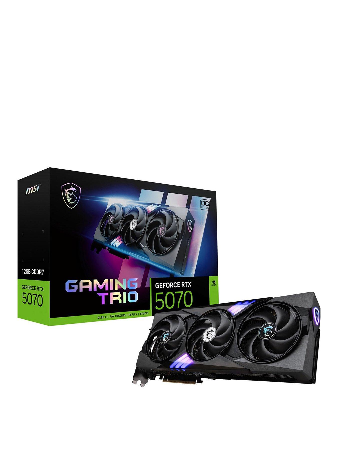 Image 1 of 7 of MSI Gaming Trio OC GeForce RTX 5070 12GB Graphics Card