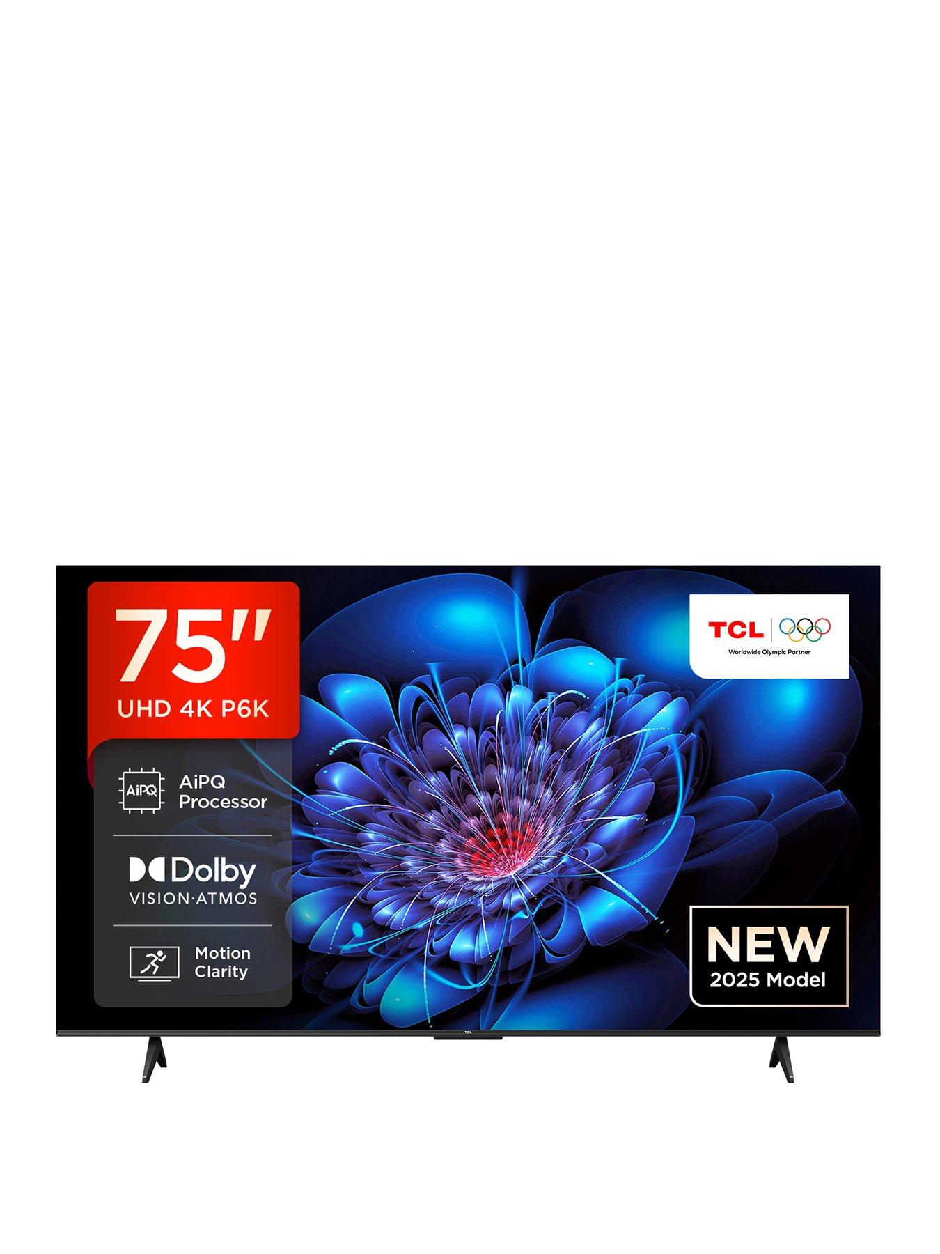 undefined 75P6K 75-inch 4K Ultra HD HDR Frameless Google Smart TV