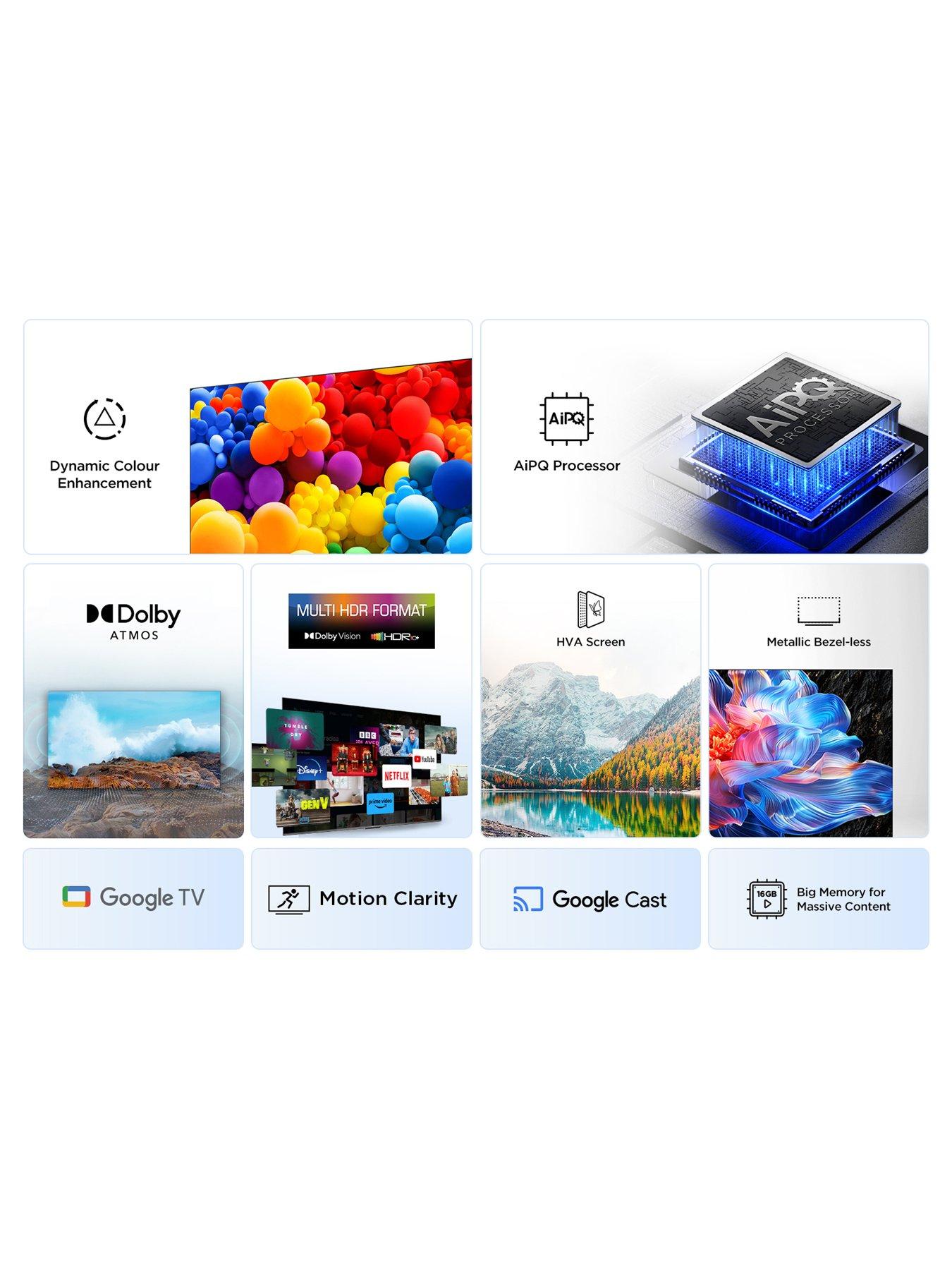Image 4 of 7 of TCL 75P6K&nbsp;75-inch 4K Ultra HD HDR Frameless&nbsp;Google Smart&nbsp;TV