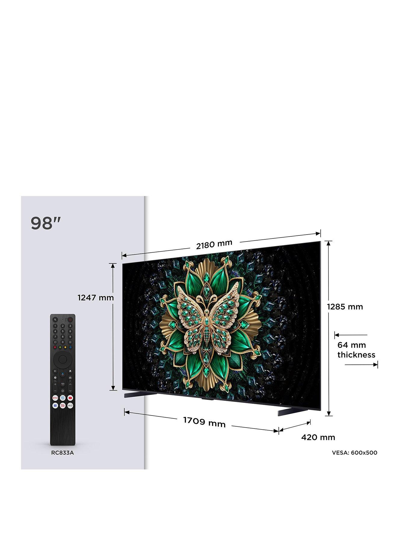 Image 2 of 7 of TCL 98C6K-UK, C6K Premium QD-Mini LED TV -&nbsp;144HZ MINI NEW - Google