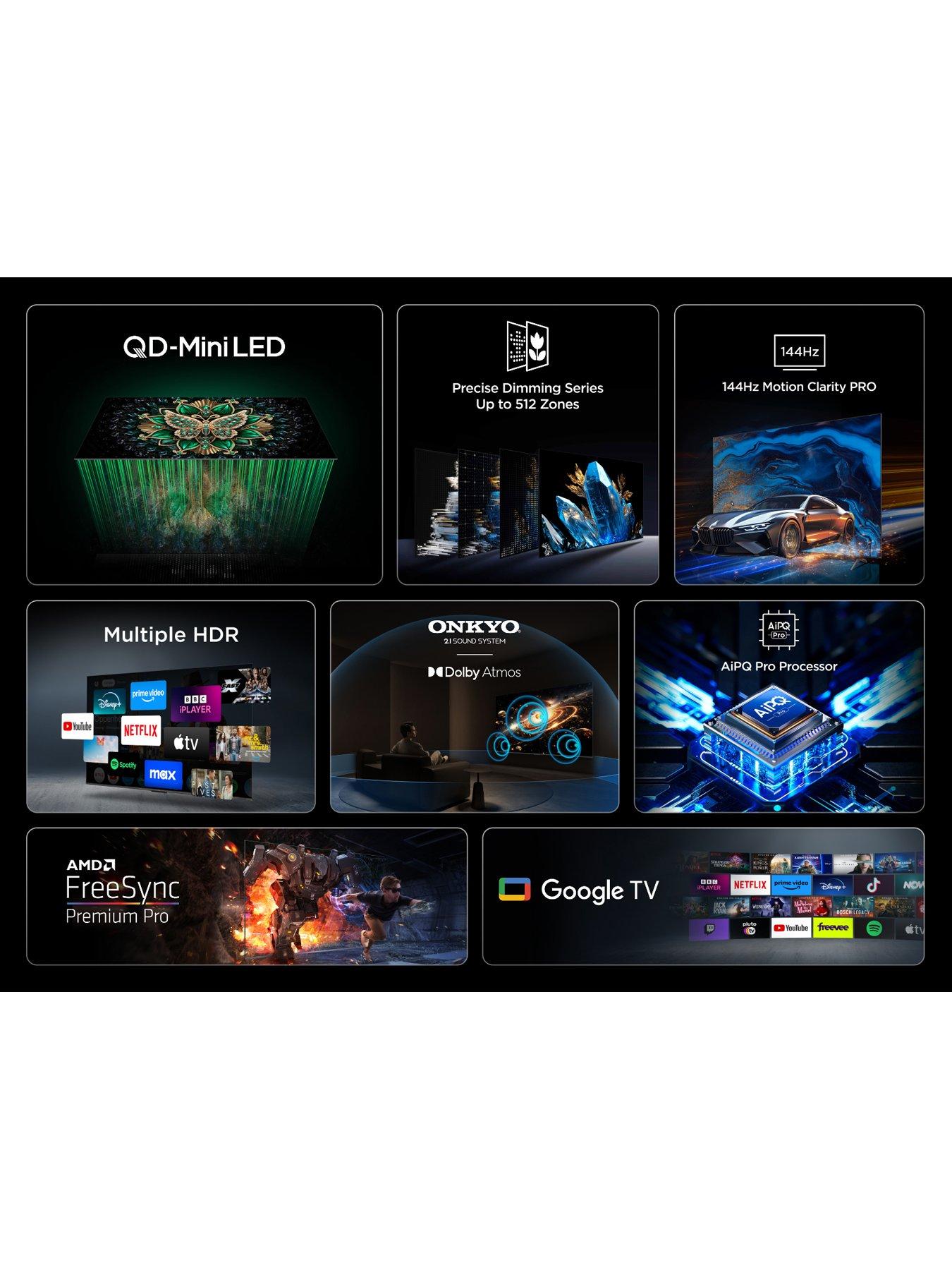 Image 4 of 7 of TCL 98C6K-UK, C6K Premium QD-Mini LED TV -&nbsp;144HZ MINI NEW - Google