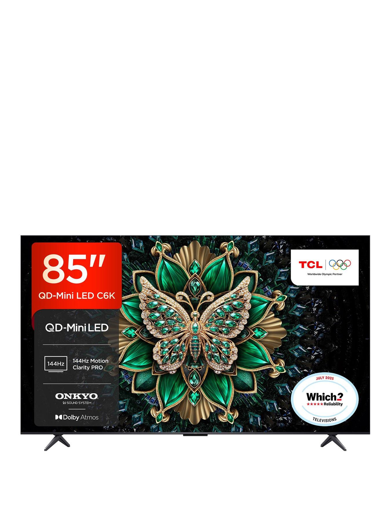 TCL TCL 85C6K 85" QD MiniLED 4K HDR Google Smart TV - 85C6K-UK