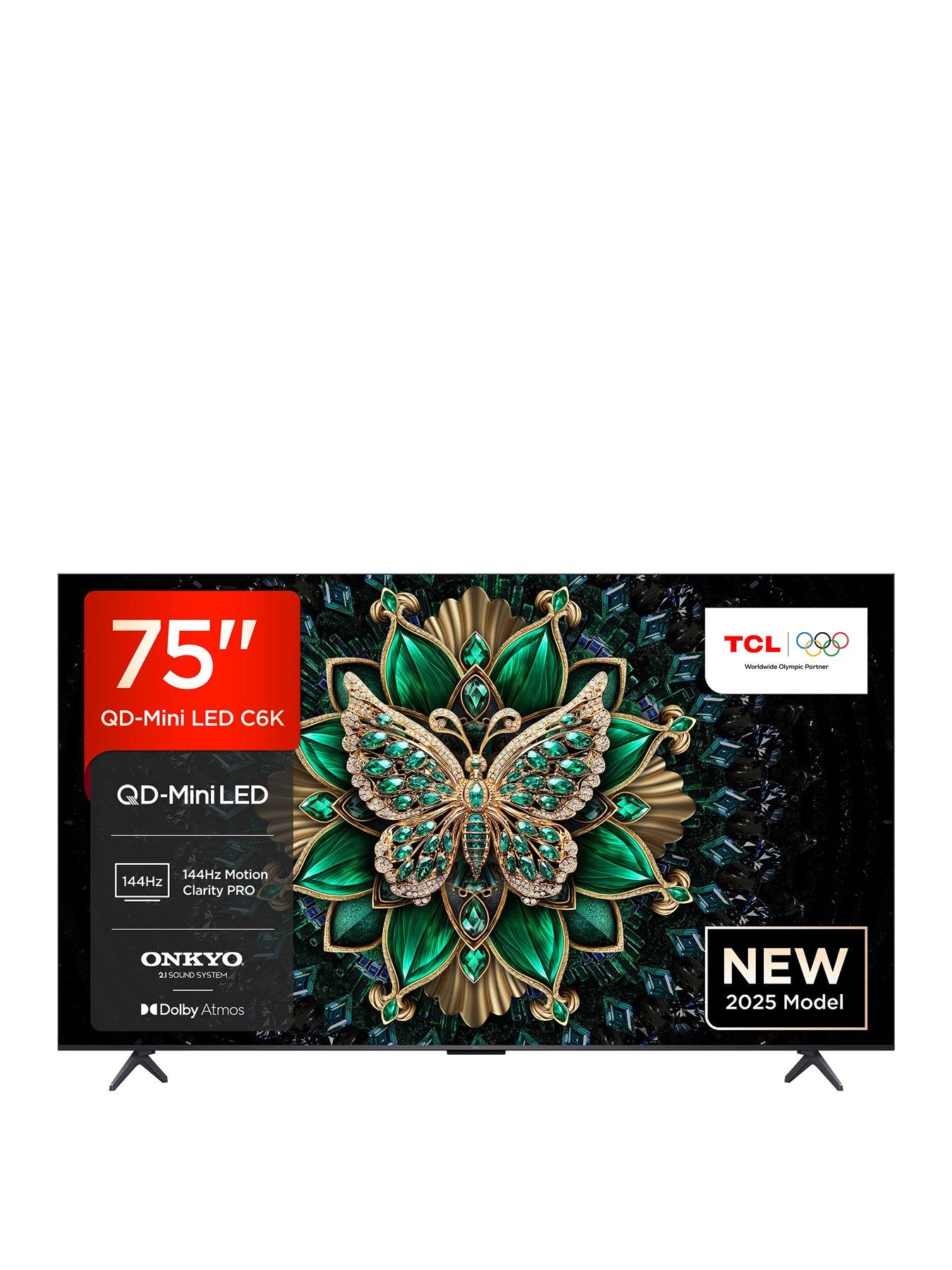 undefined 75C6K-UK 75-inch C6K Premium QD-Mini LED 4K Ultra HD 144Hz Google TV
