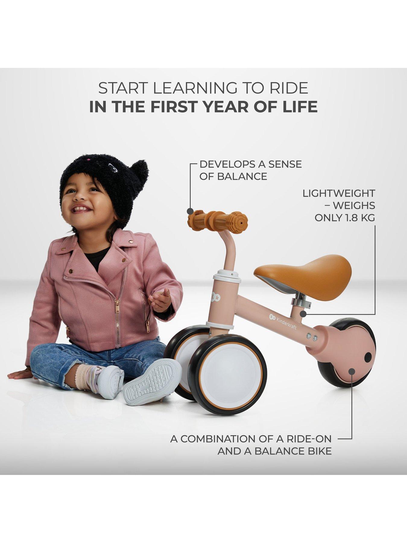Image 4 of 7 of Kinderkraft Cutie Balance Bike - Light Blue