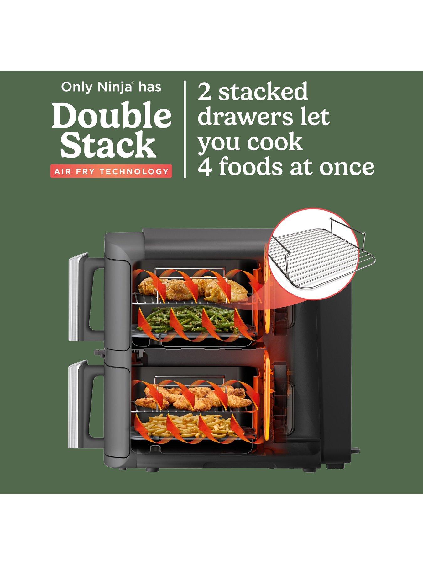 Image 3 of 7 of NINJA Double Stack XL 2-Level Air Fryer with Smart Cook System 9.5L SL451UK