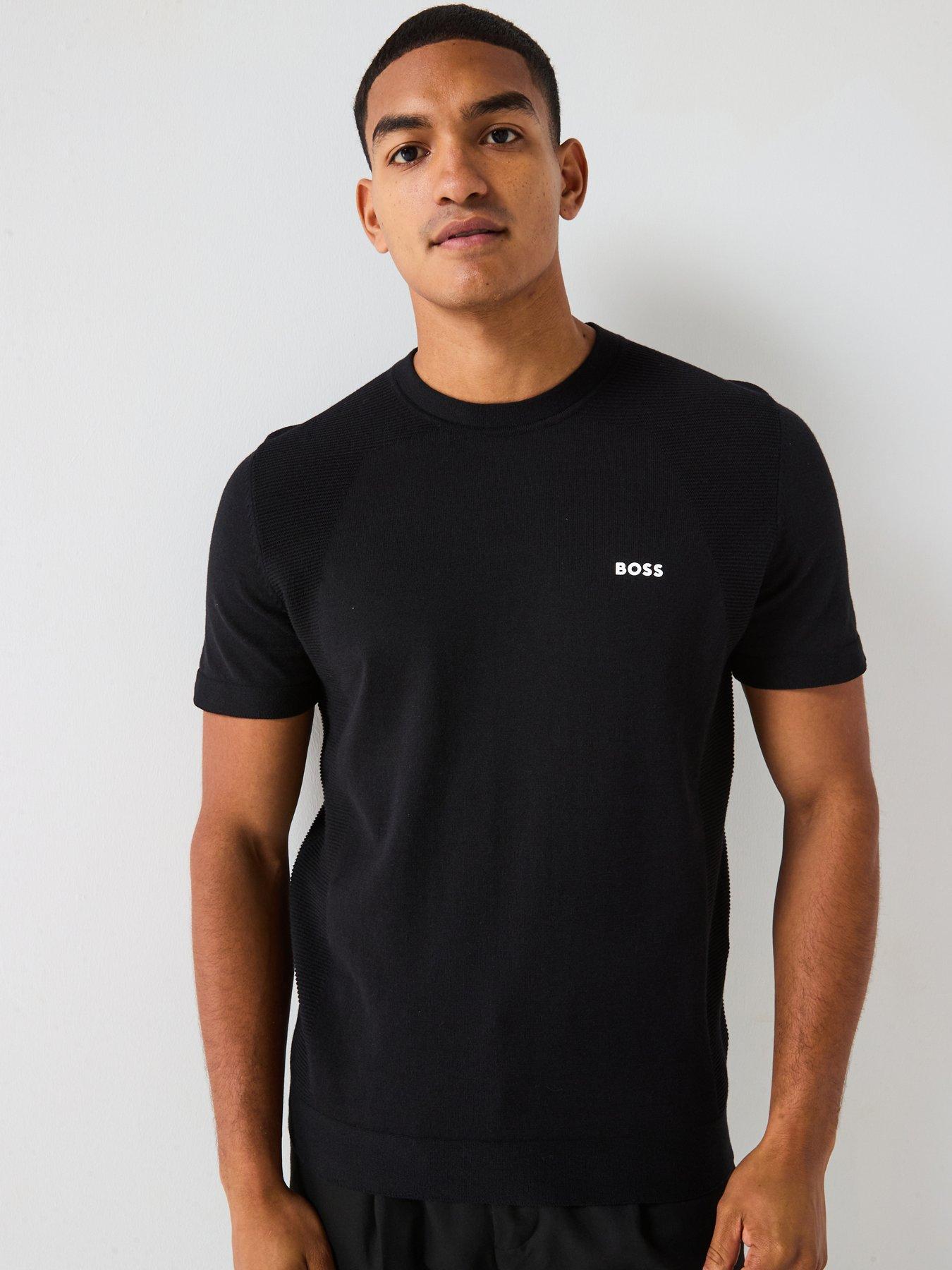 undefined Momentum Lite Short Sleeve Knitted Jumper - Black
