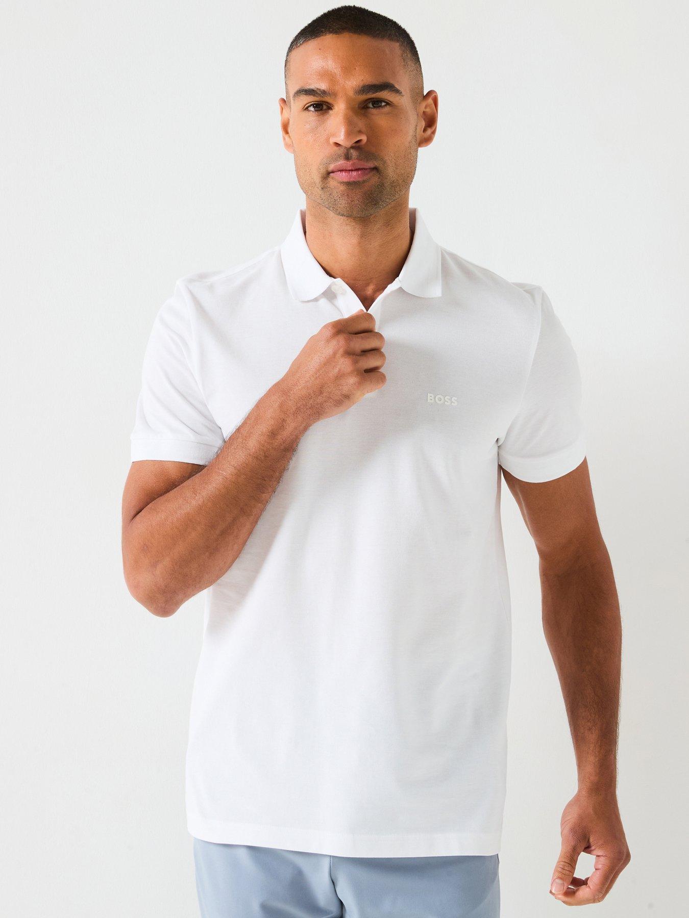 undefined Tonal Logo Polo Shirt - White