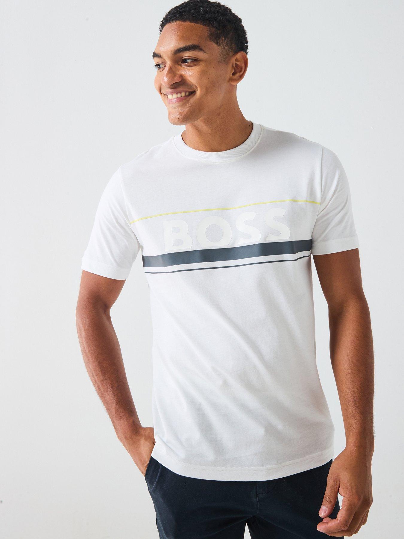 undefined Tee Iconic Zone Regular Fit Large Logo T-Shirt - White