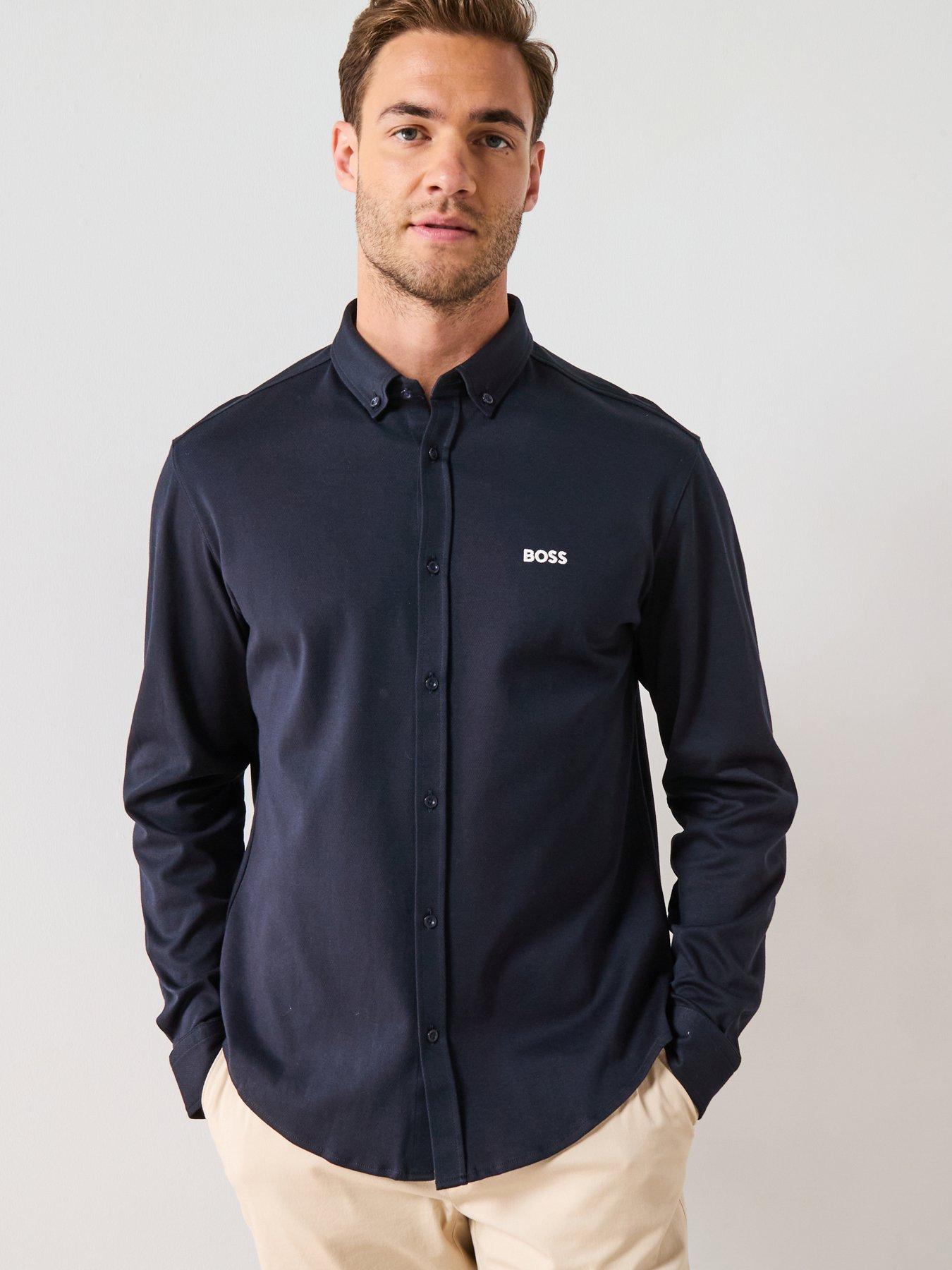 undefined Motion Regular Fit Long Sleeve Shirt - Navy