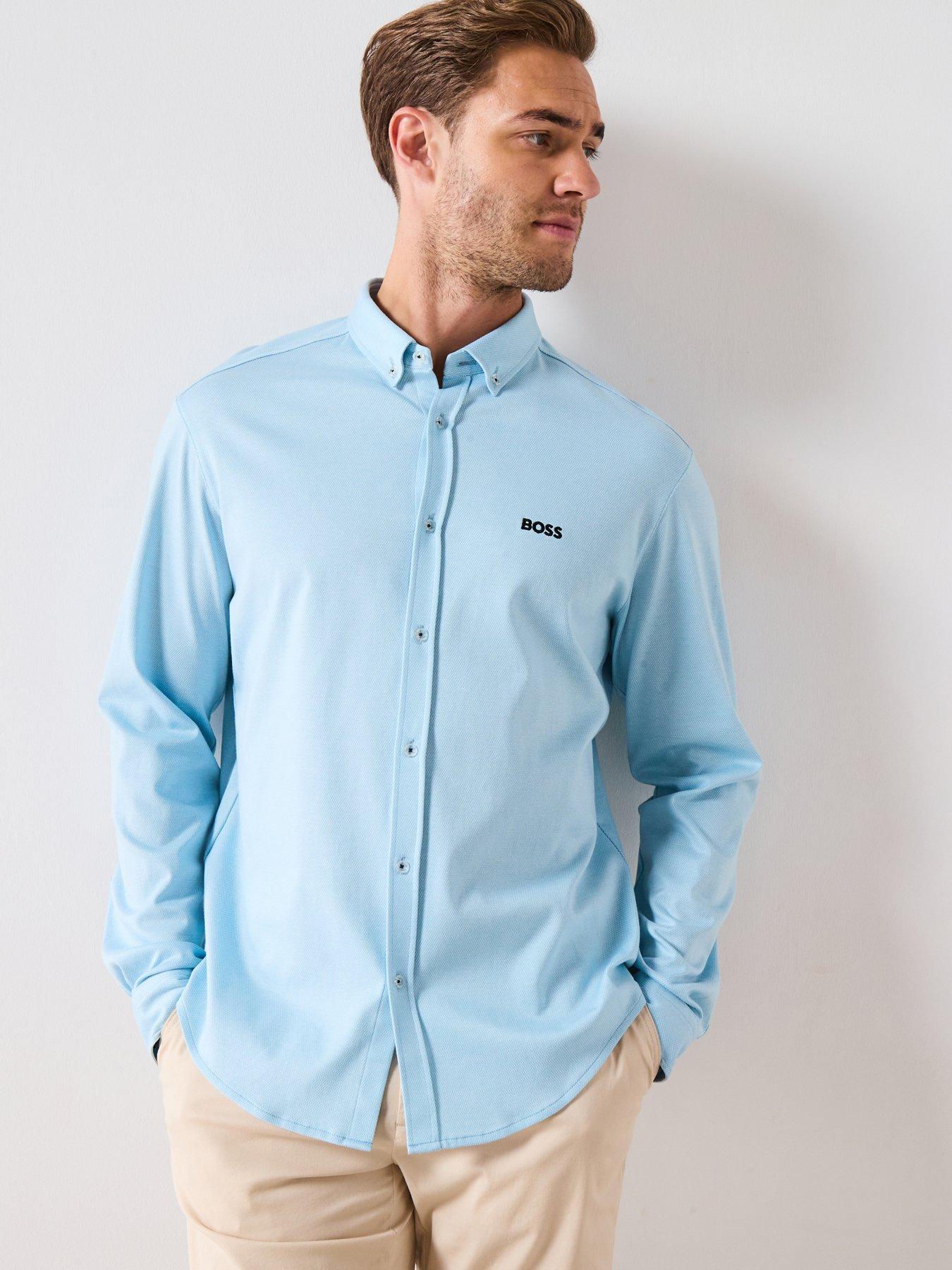 undefined Motion Regular Fit Long Sleeve Shirt - Light Blue