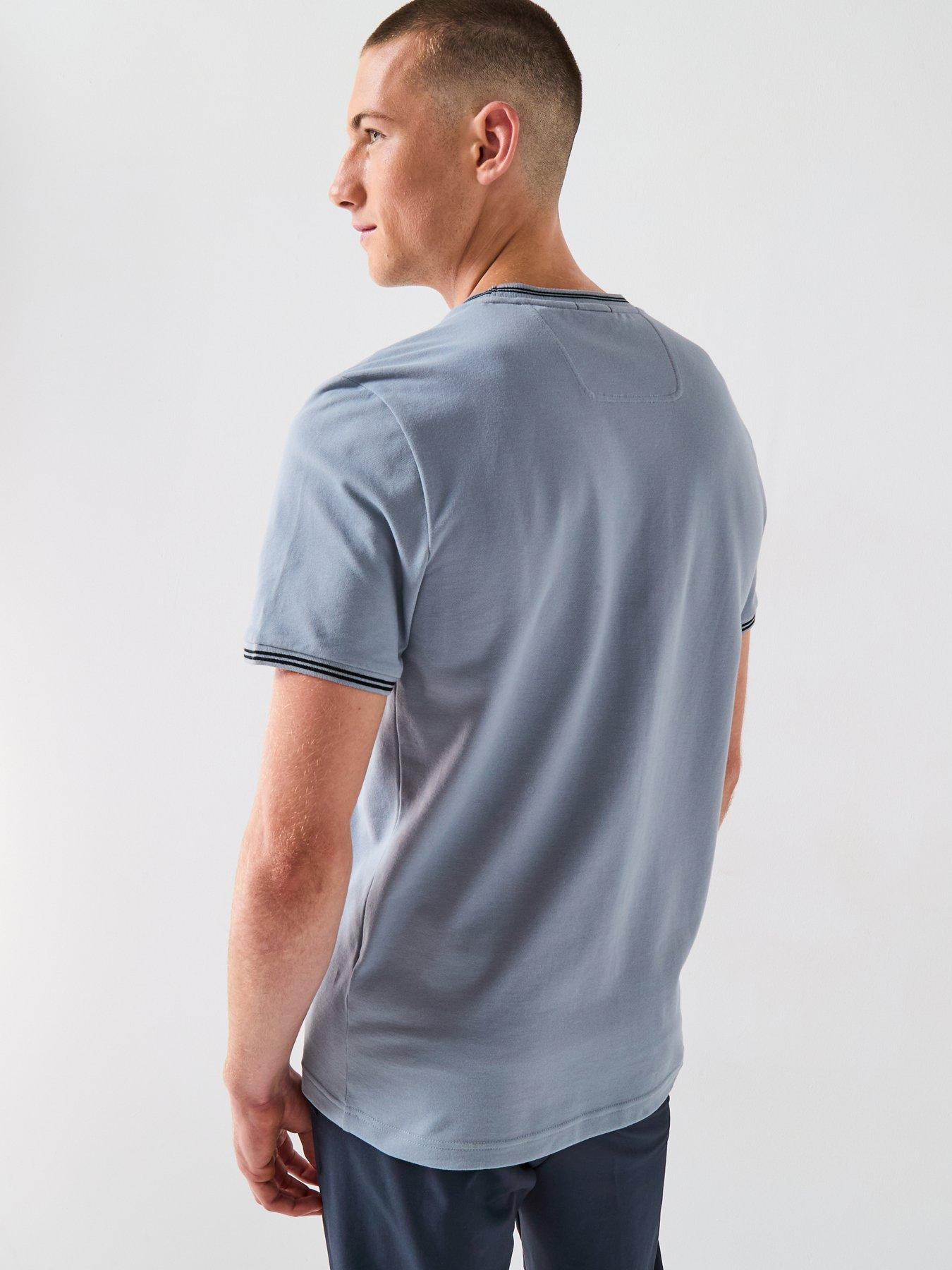 Image 2 of 4 of BOSS Taul Regular Fit Stretch Pique T-Shirt - Grey