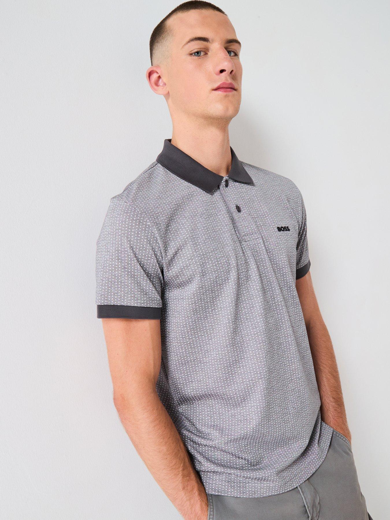 undefined Boss Polo Tl Spot Regular Fit Polo Shirt - Light Grey