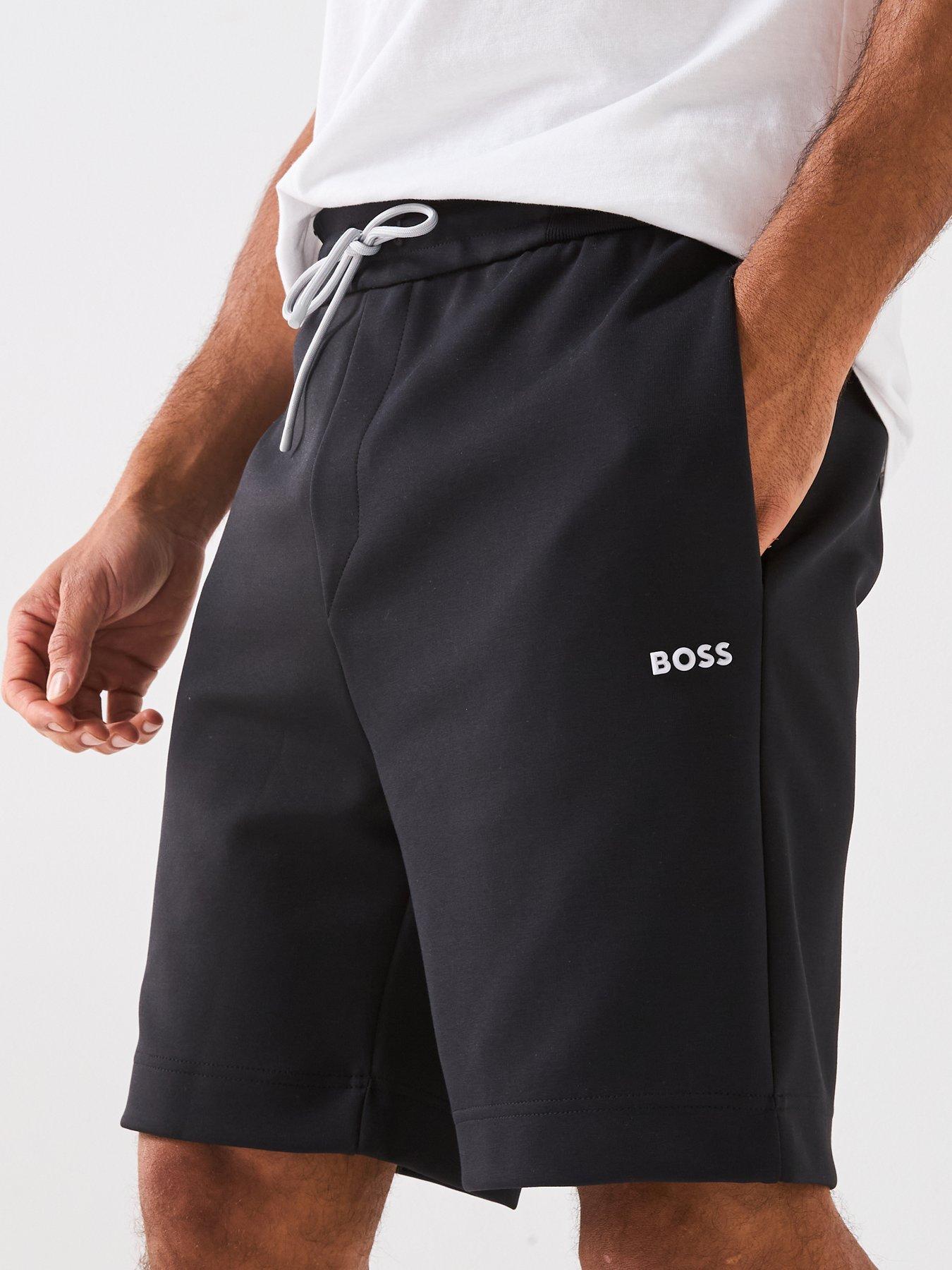 Image 5 of 5 of BOSS Shorts Zone Regular Fit Jersey Shorts - Black