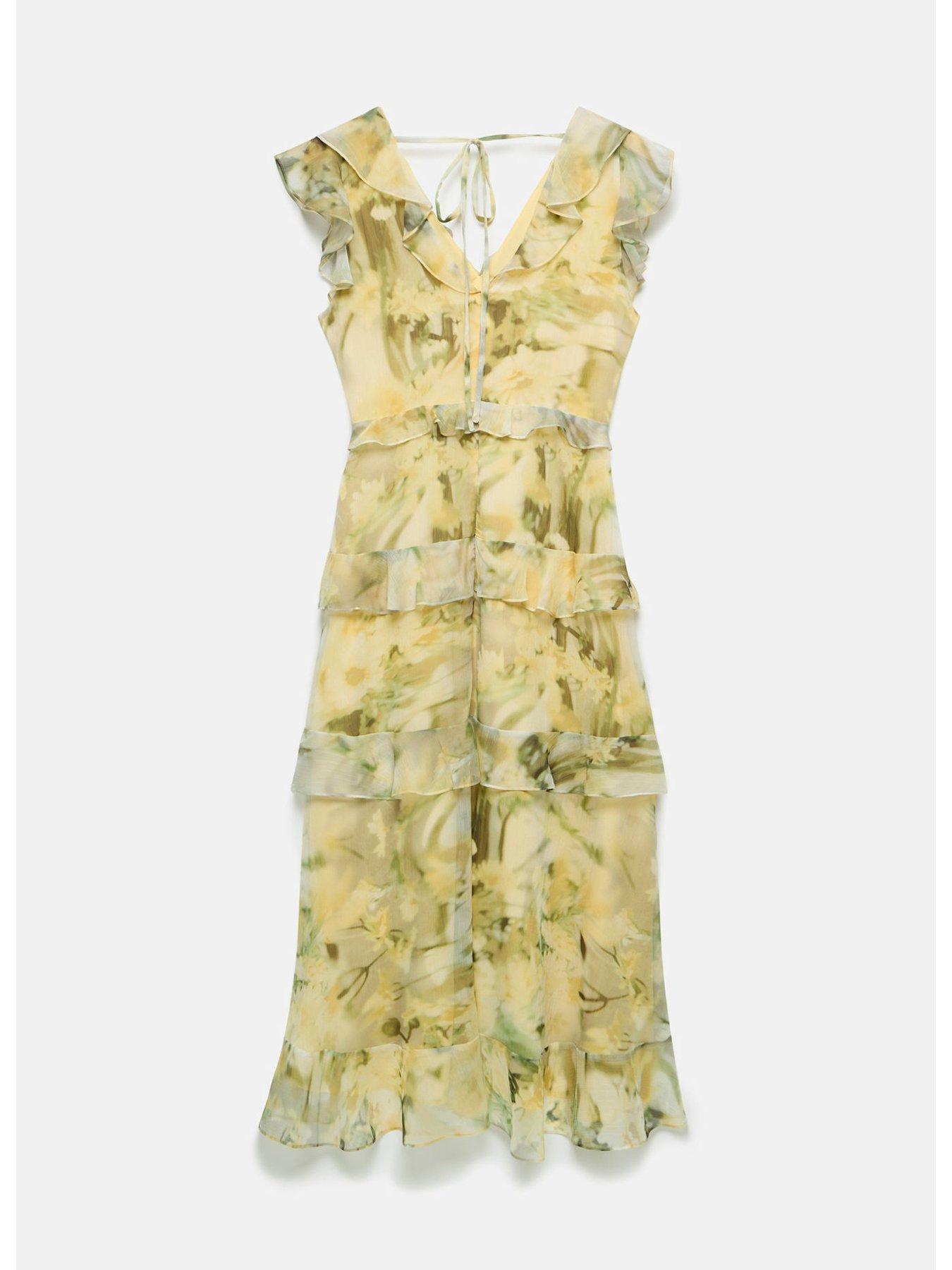 April Dress Mint & Cream Floral main image 0