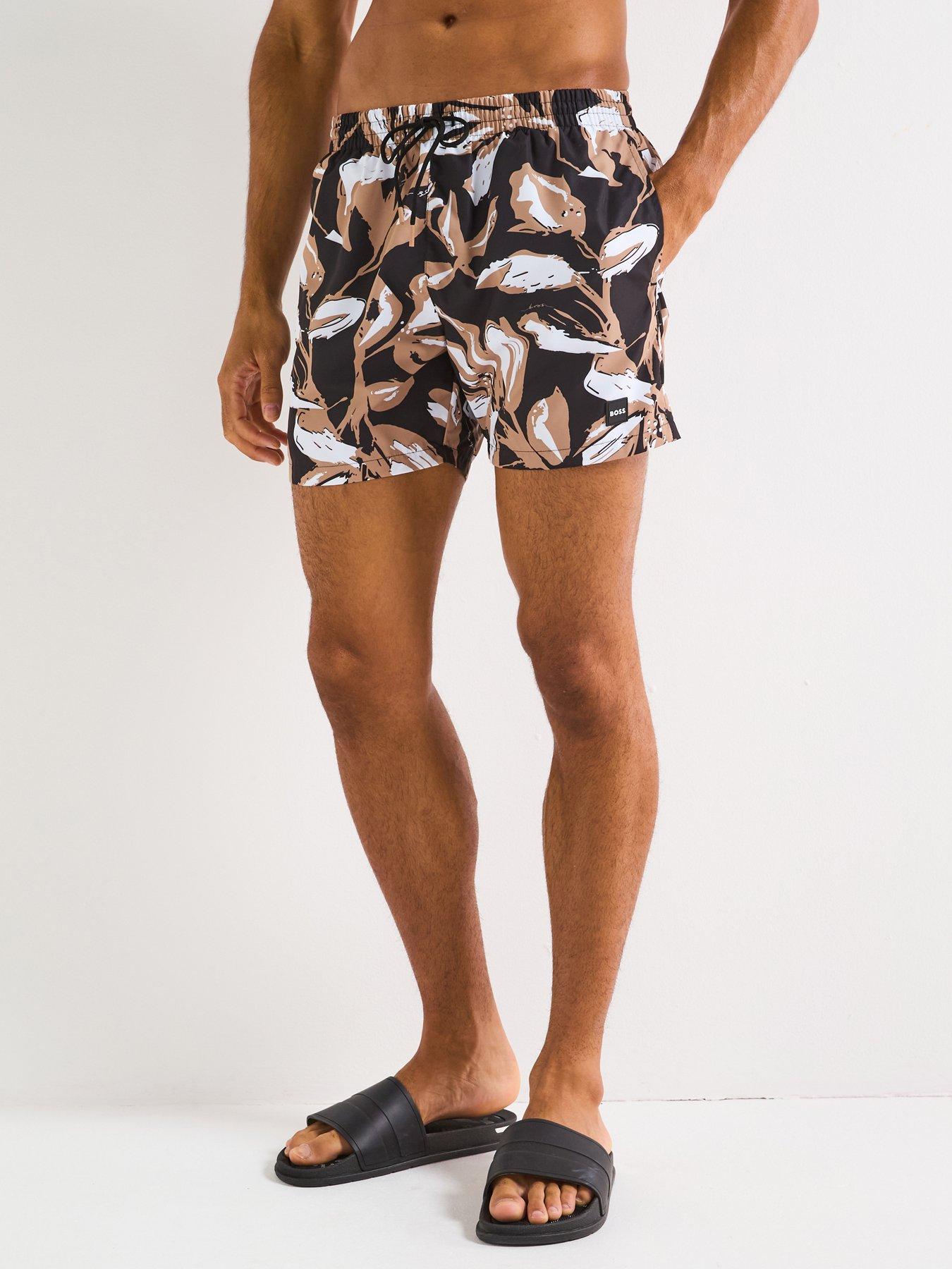 undefined Piranha Floral Print Swimshorts - Multi