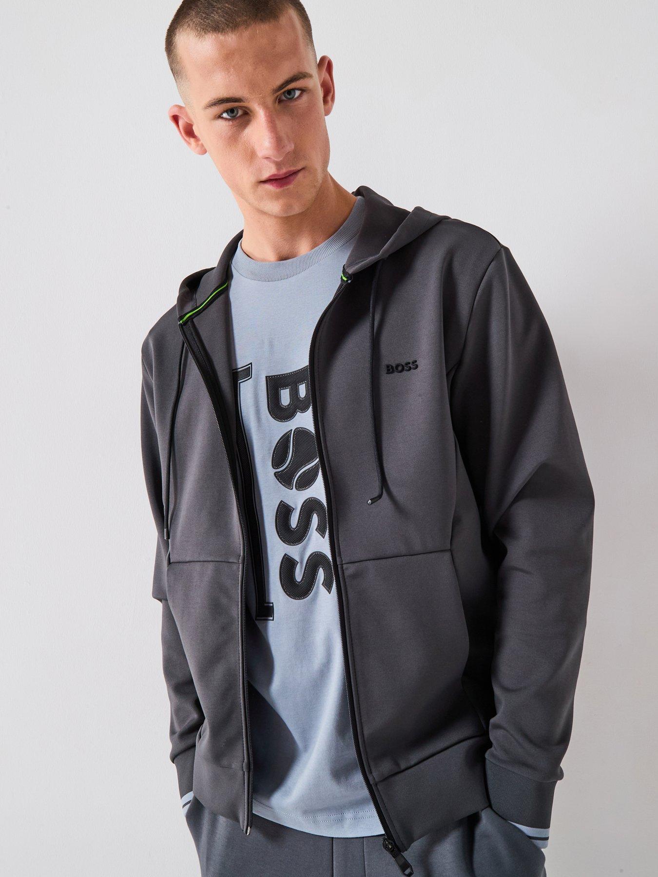 undefined Zone Full Zip Regular Fit Hoodie - Light Grey