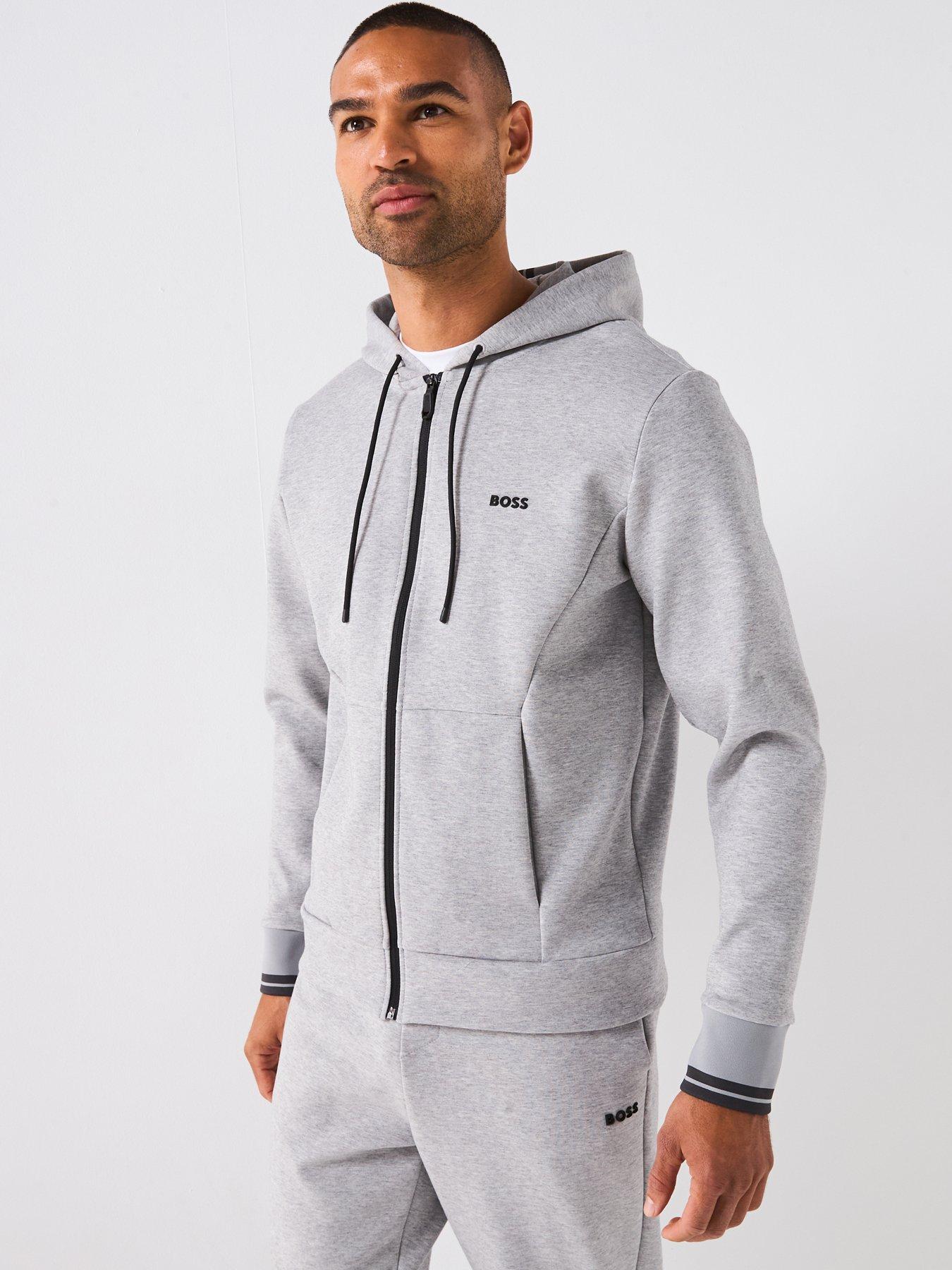 undefined Zone Full Zip Regular Fit Hoodie - Dark Grey