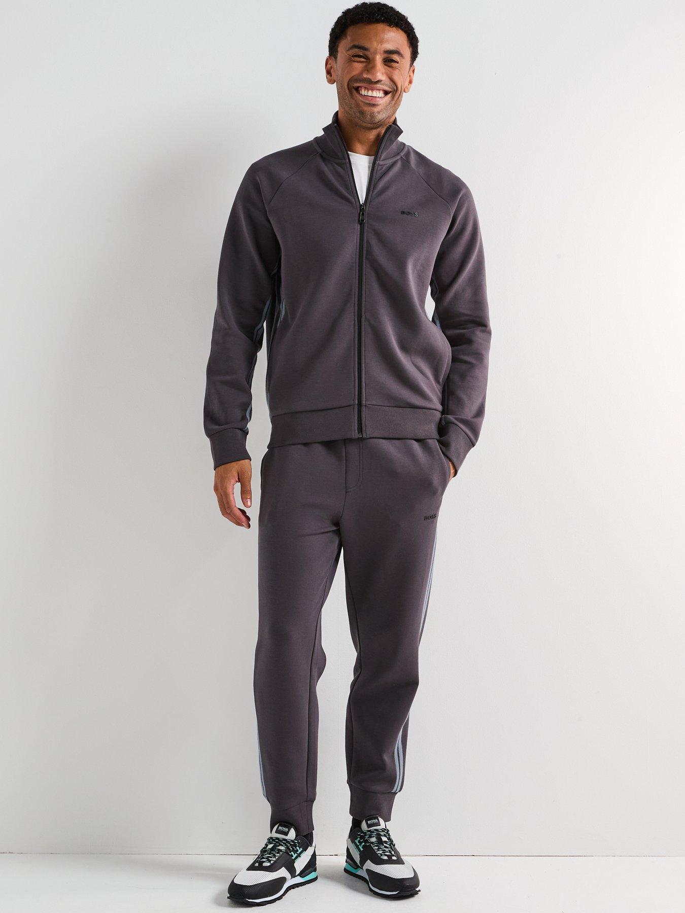 Image 1 of 6 of BOSS Tracksuit Set - Dark Grey