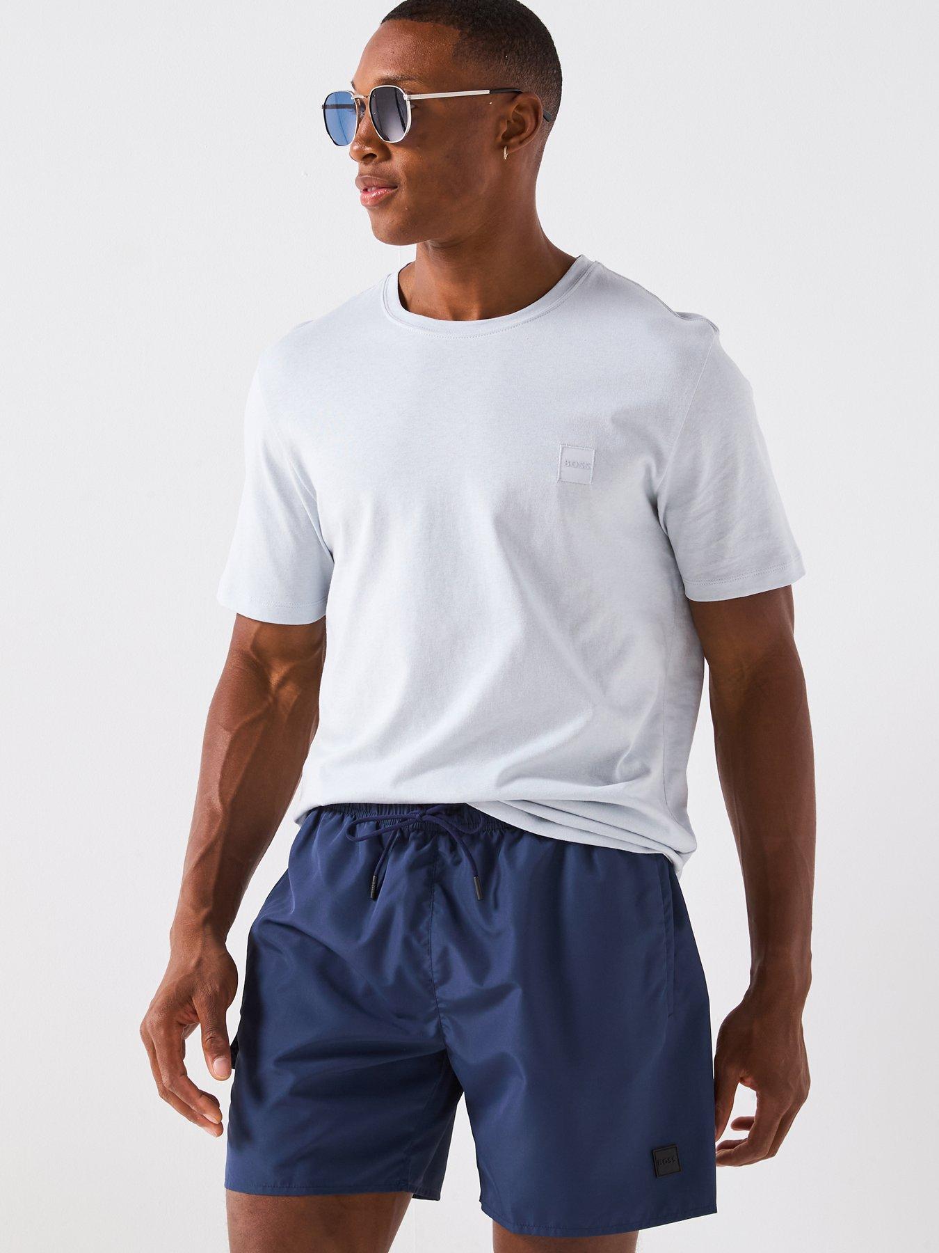 Image 6 of 6 of BOSS Dive Cargo Swim Shorts - Navy