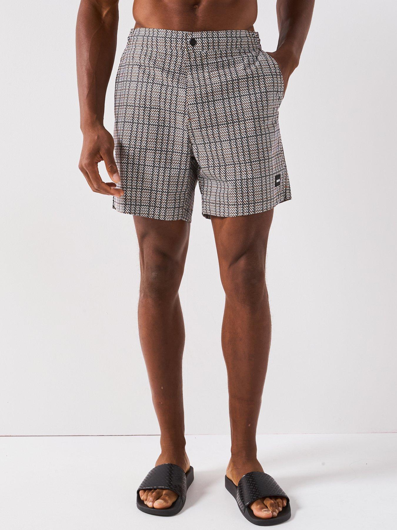 undefined Beach To Bar All Over Print Swim Shorts - Black