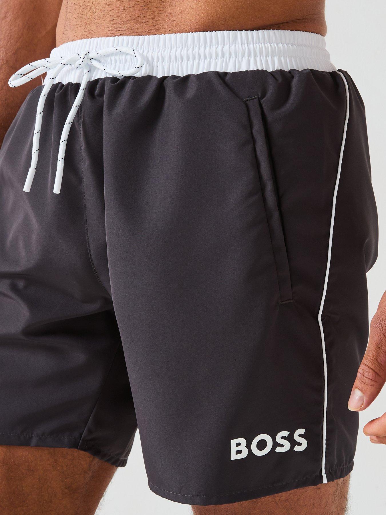 Boss Starfish swim short in silver
