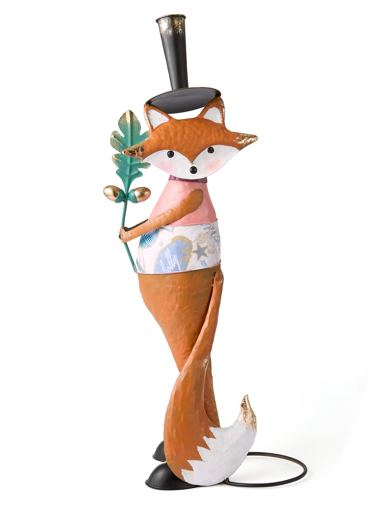 Image 5 of 7 of Heaven Sends Set of 2&nbsp;Standing Fox Autumn Decorations