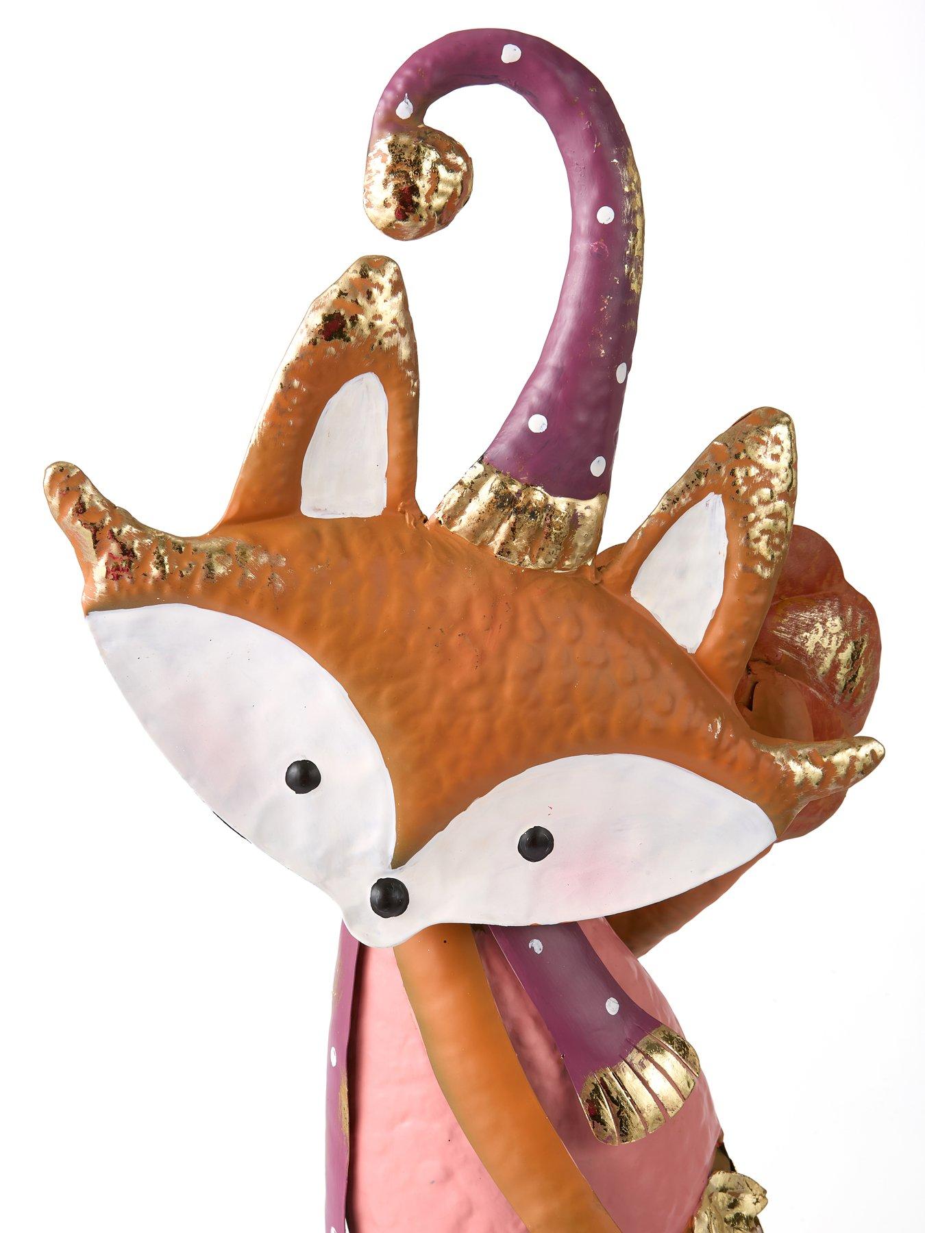 Image 7 of 7 of Heaven Sends Set of 2&nbsp;Standing Fox Autumn Decorations