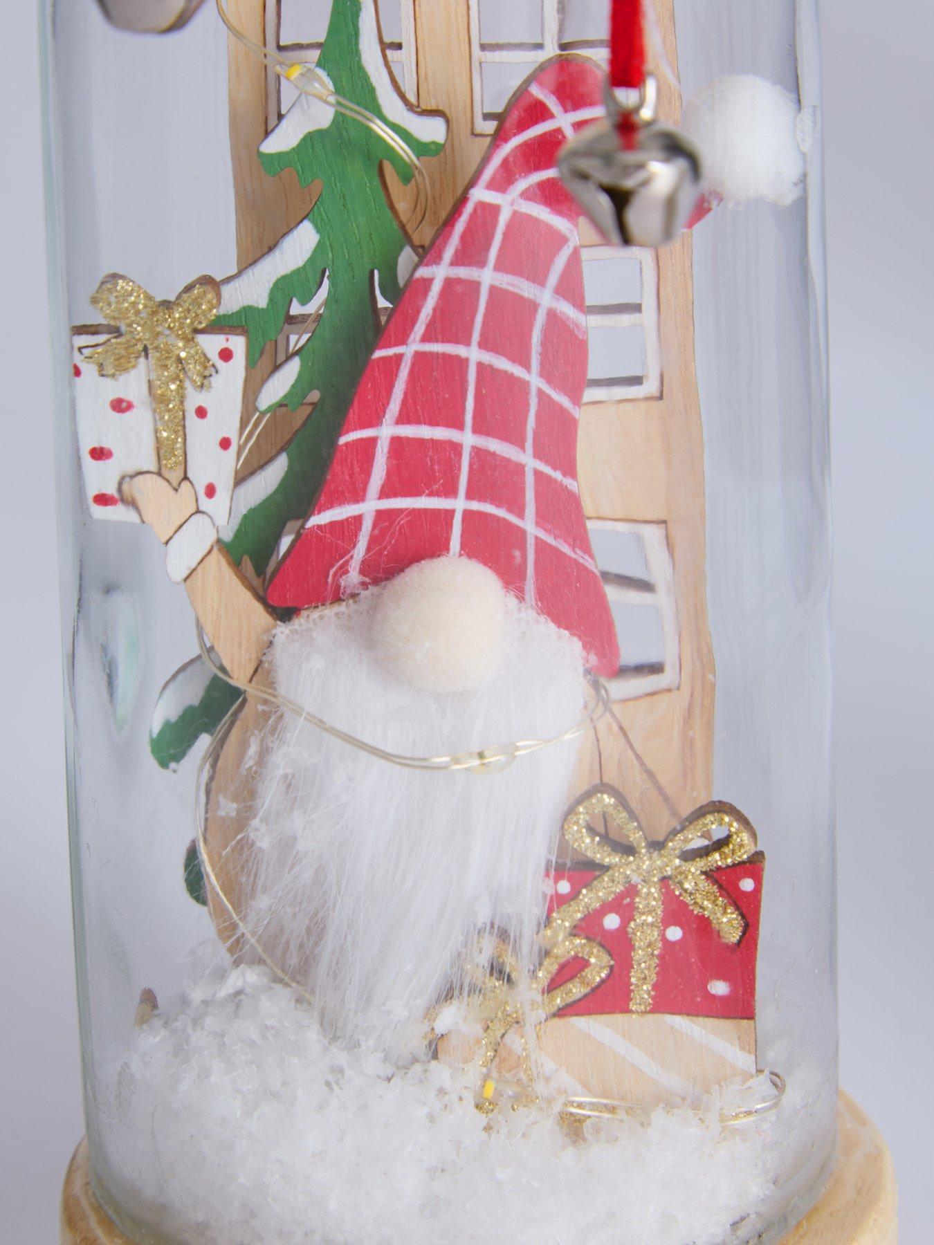 Image 5 of 6 of Heaven Sends Set&nbsp;of 2&nbsp;Light Up Bottled Gonk Christmas Decorations