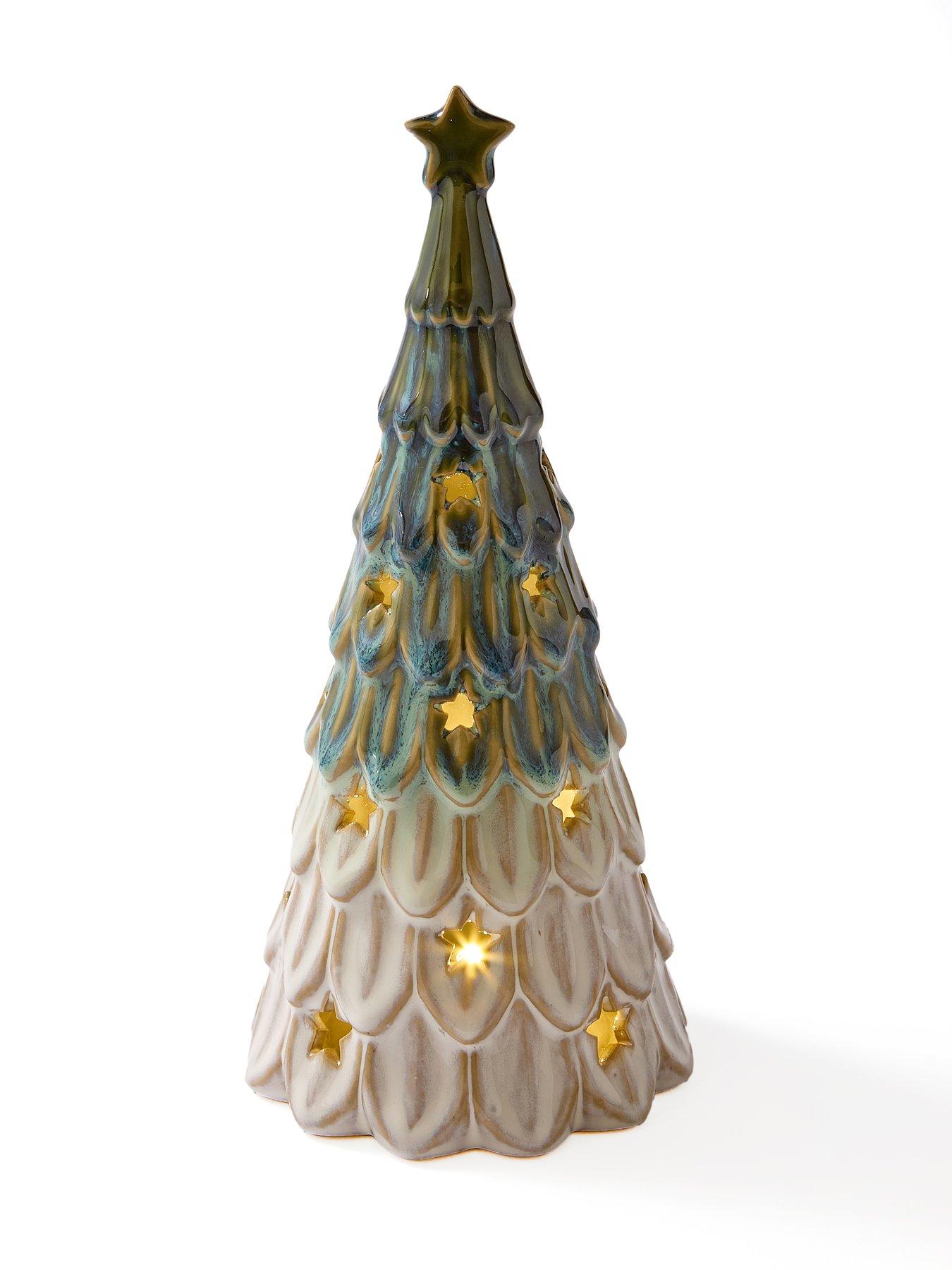 Image 3 of 3 of Heaven Sends 25 cm Light Up Ombre Ceramic Christmas&nbsp;Tree