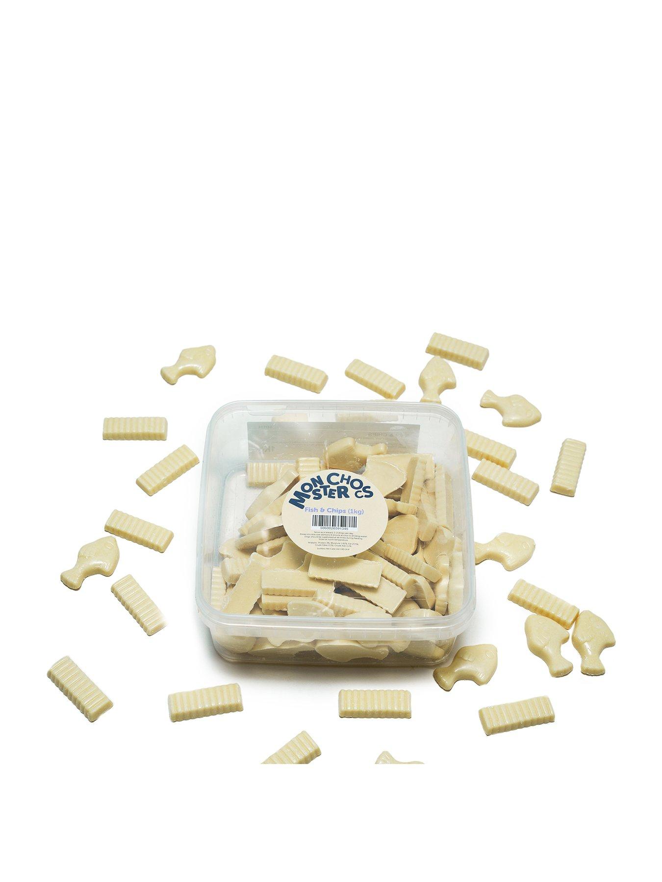 Monster Chocs Dog Friendly Fish  &  Chips Milk 1kg