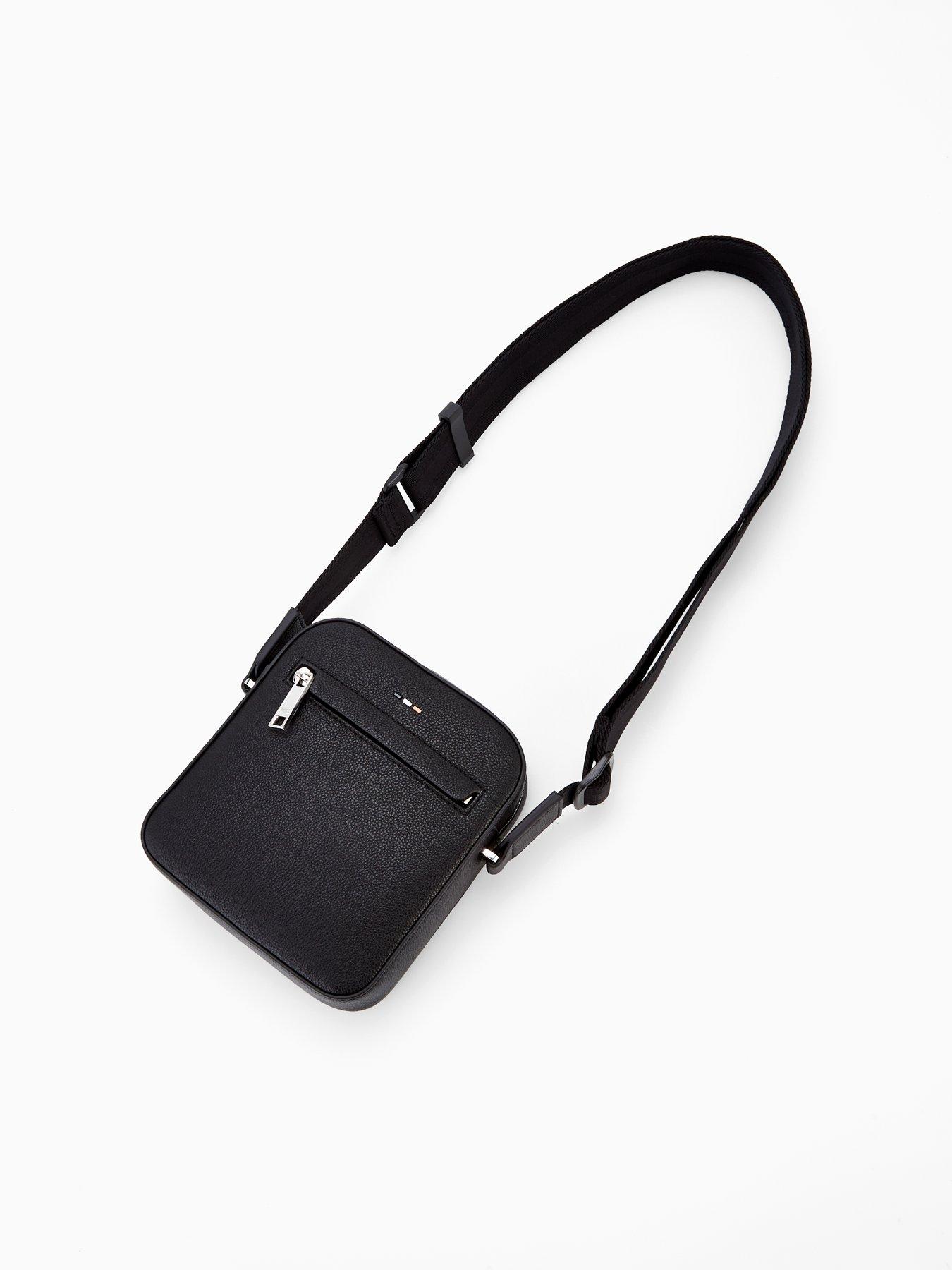 Image 2 of 4 of BOSS Ray PU Crossbody Bag - Black