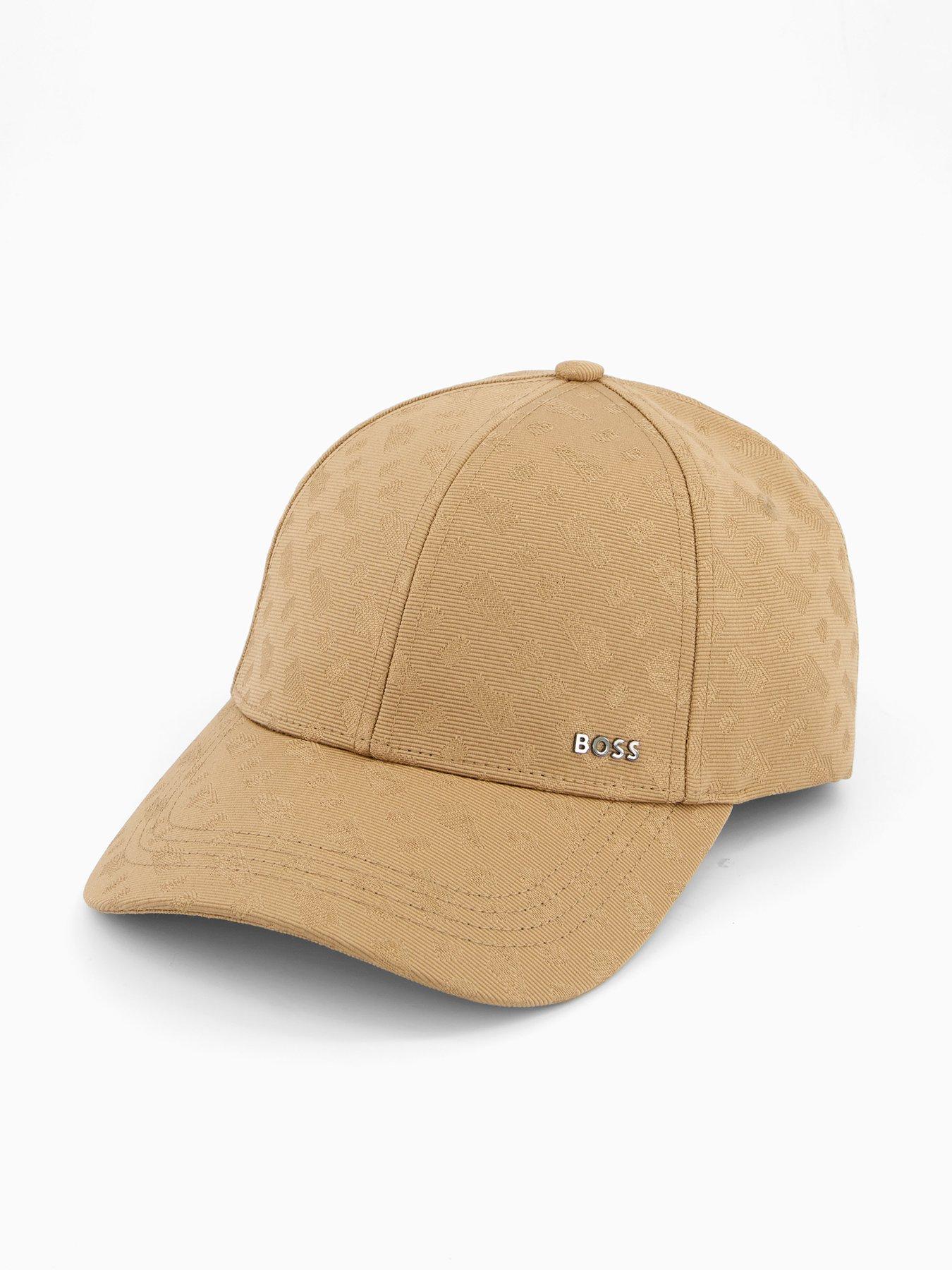 undefined Zed All Over Monogram Cap - Beige