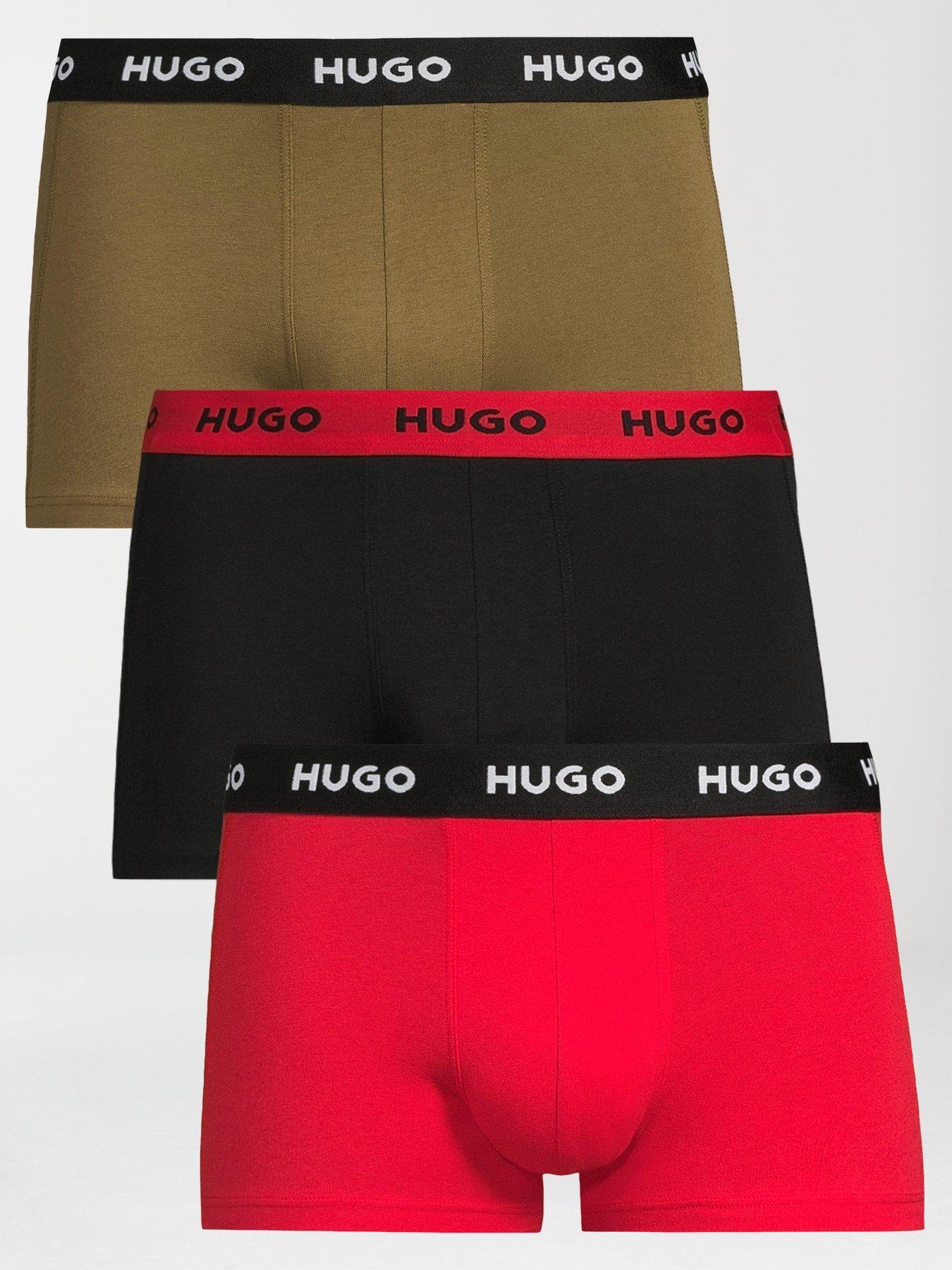 undefined Bodywear 3 Pack Triplet Logo Trunks - Assorted