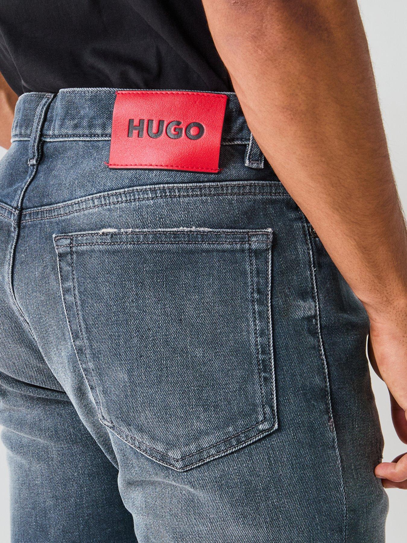 Image 4 of 4 of HUGO 708 Slim Fit Jeans - Mid Wash