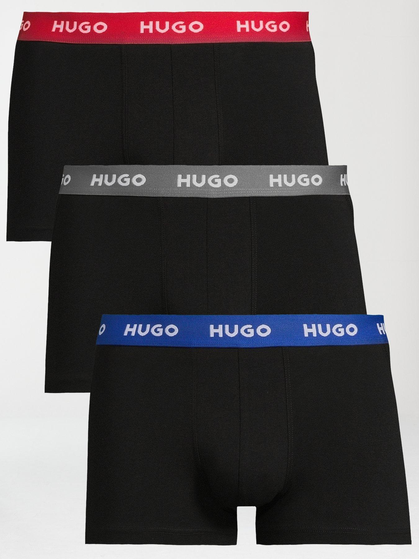 undefined Bodywear 3 Pack Triplet Logo Trunks - Black
