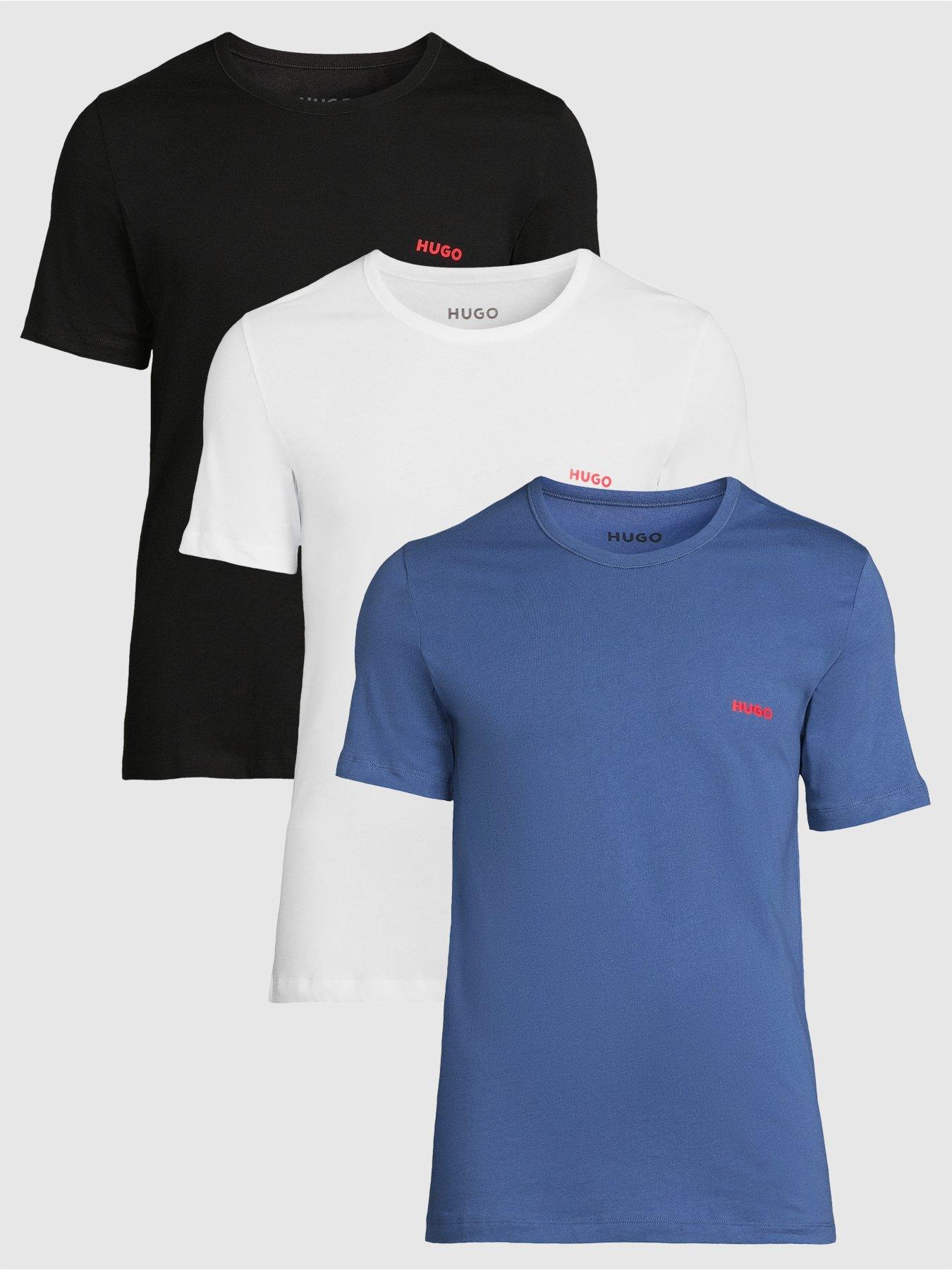 undefined Bodywear Regular Fit 3 Pack T-Shirt - Assorted