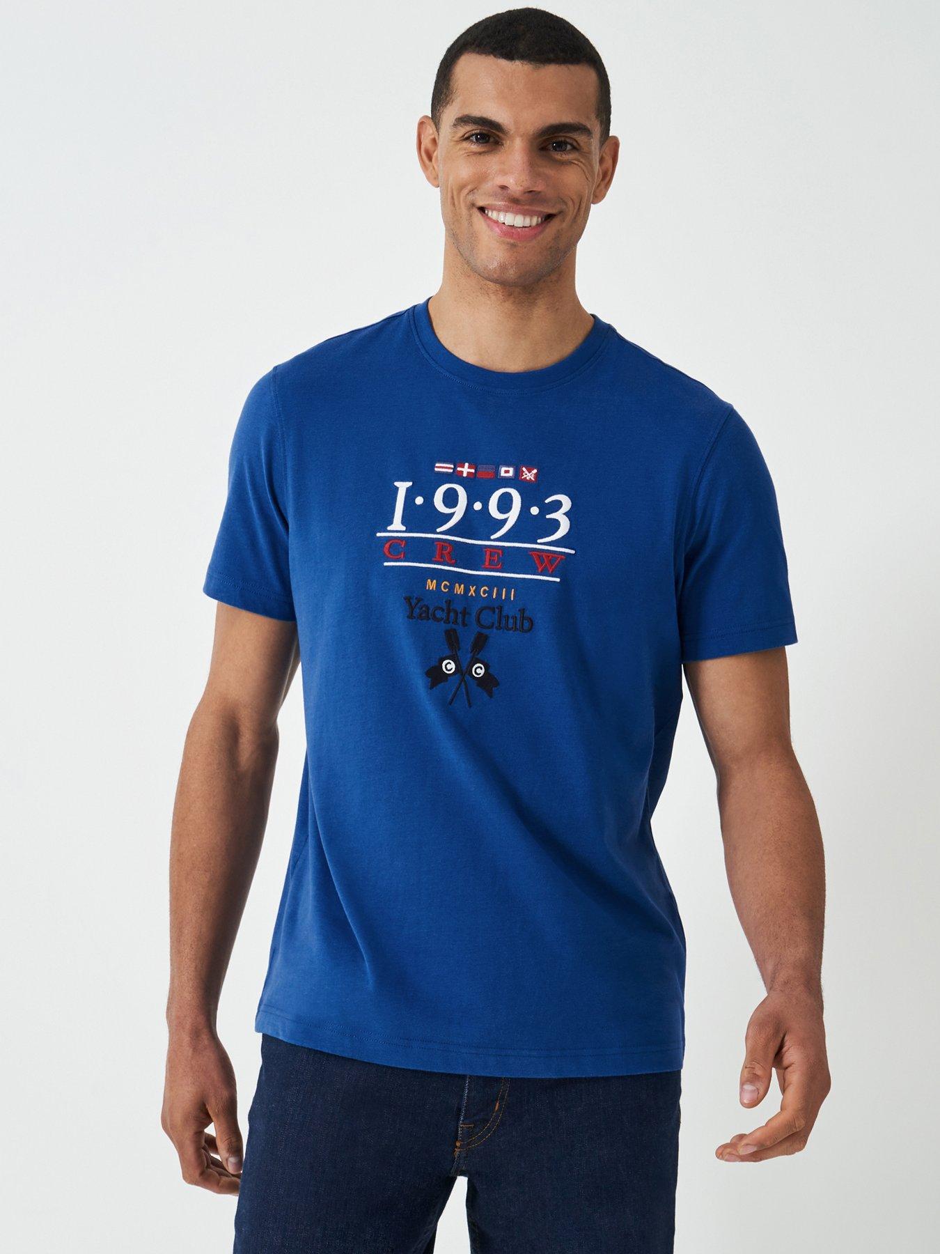 undefined Yacht Graphic Short Sleeve T-shirt - Blue