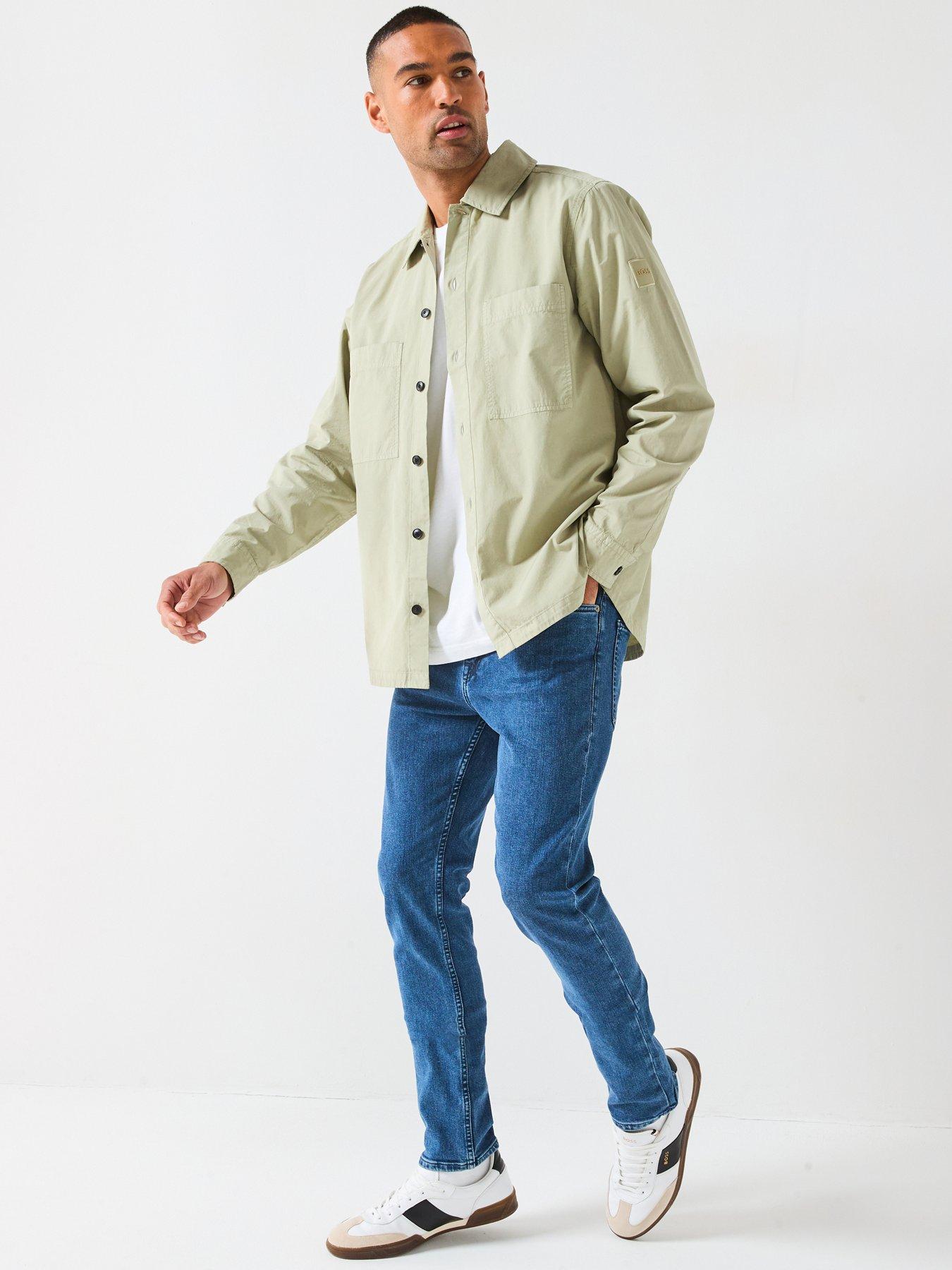 Image 3 of 6 of BOSS Delaware Slim Fit Jeans - Mid Wash
