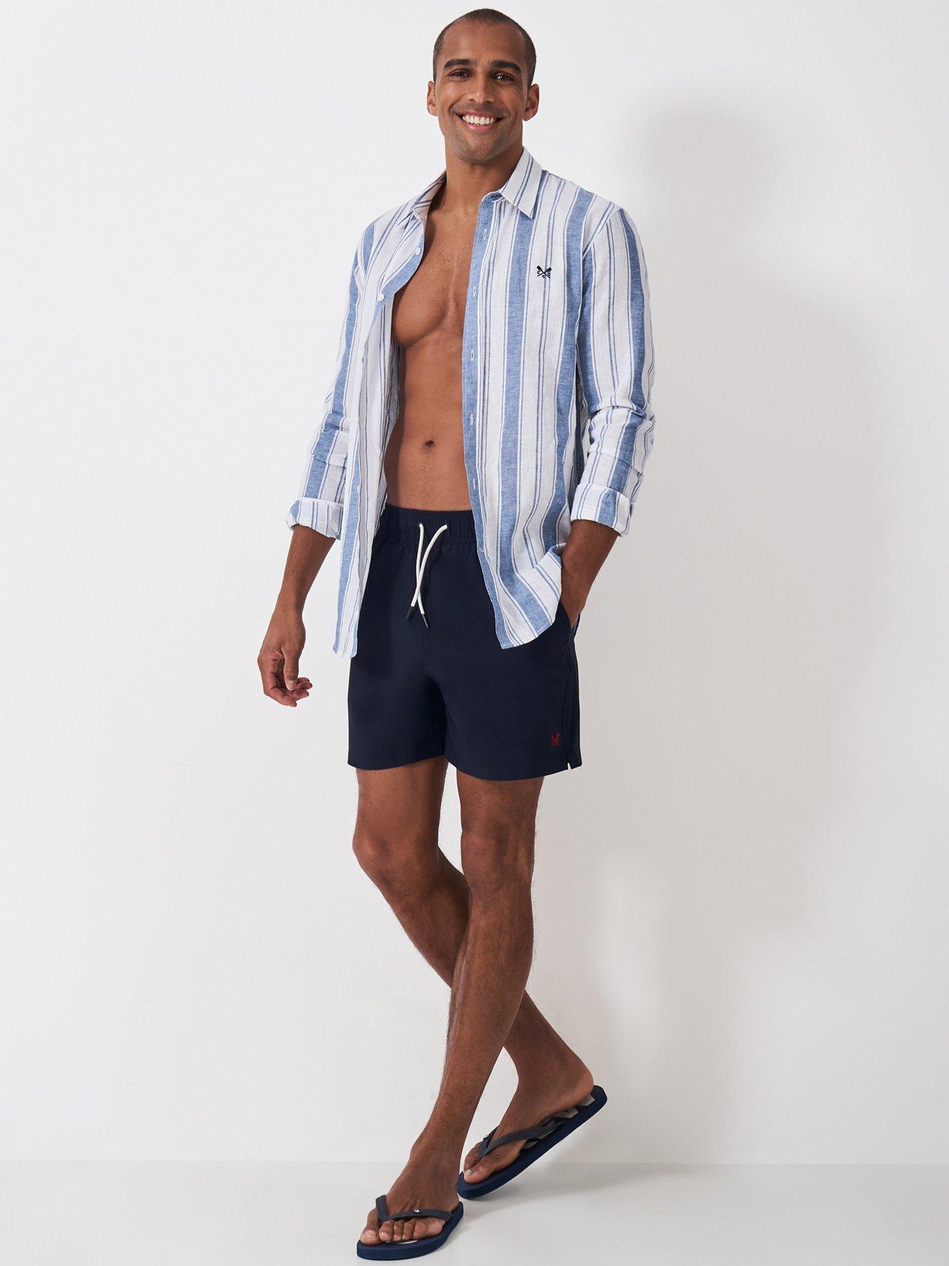 undefined Classic Fit Swim Shorts - Navy