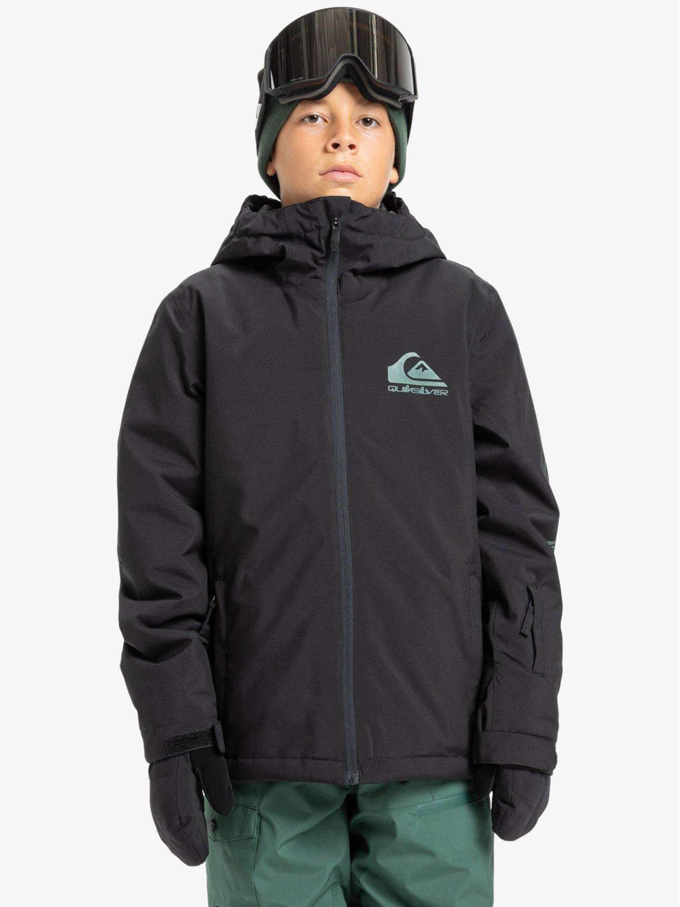 Quiksilver Junior Boys Skiing Mission Jacket - Black