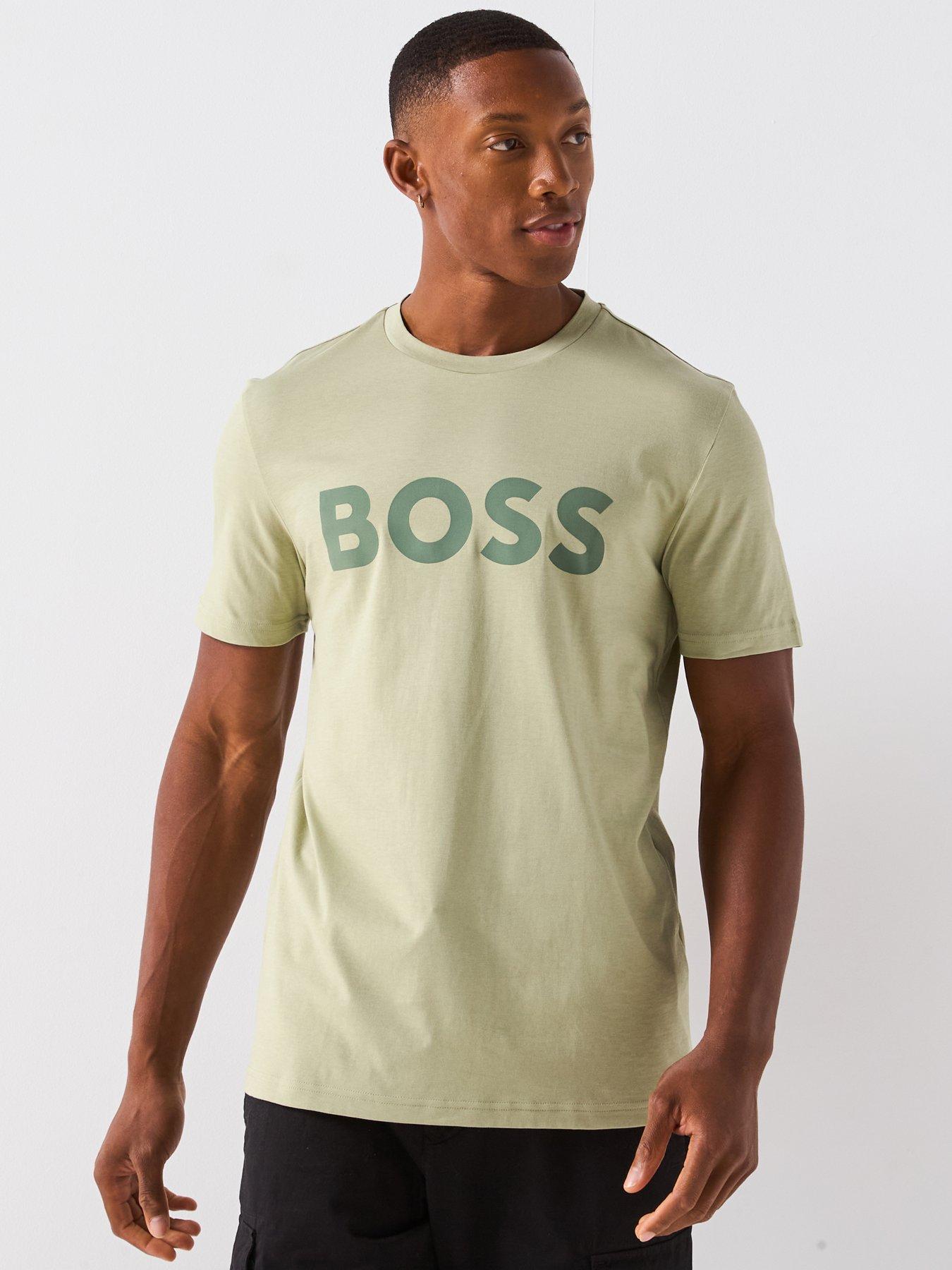 undefined Thinking 1 Regular Fit Large Logo T-Shirt - Green