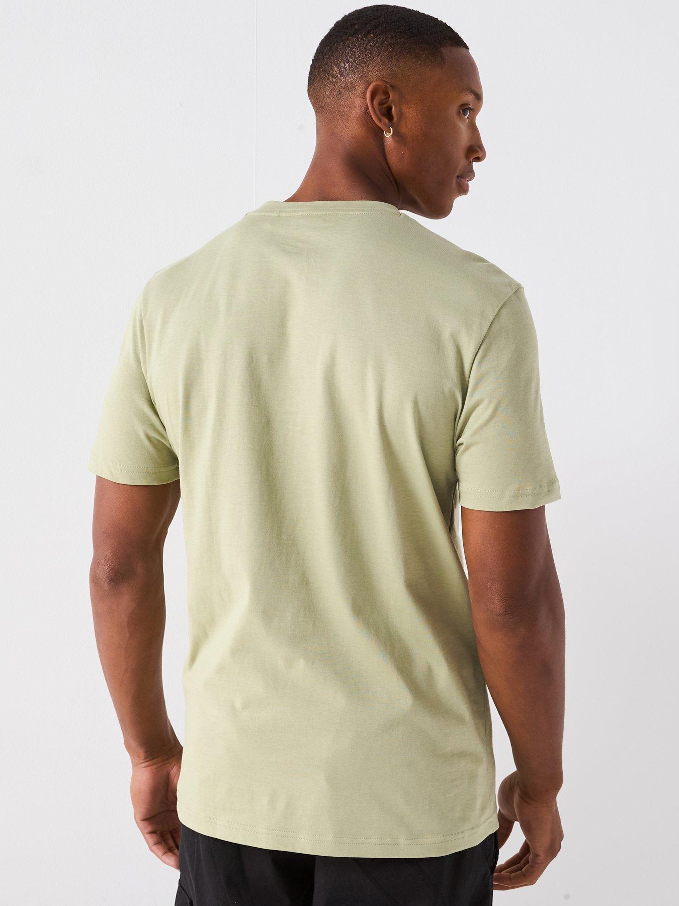 Image 2 of 6 of BOSS Thinking 1 Regular Fit Large Logo T-Shirt - Green