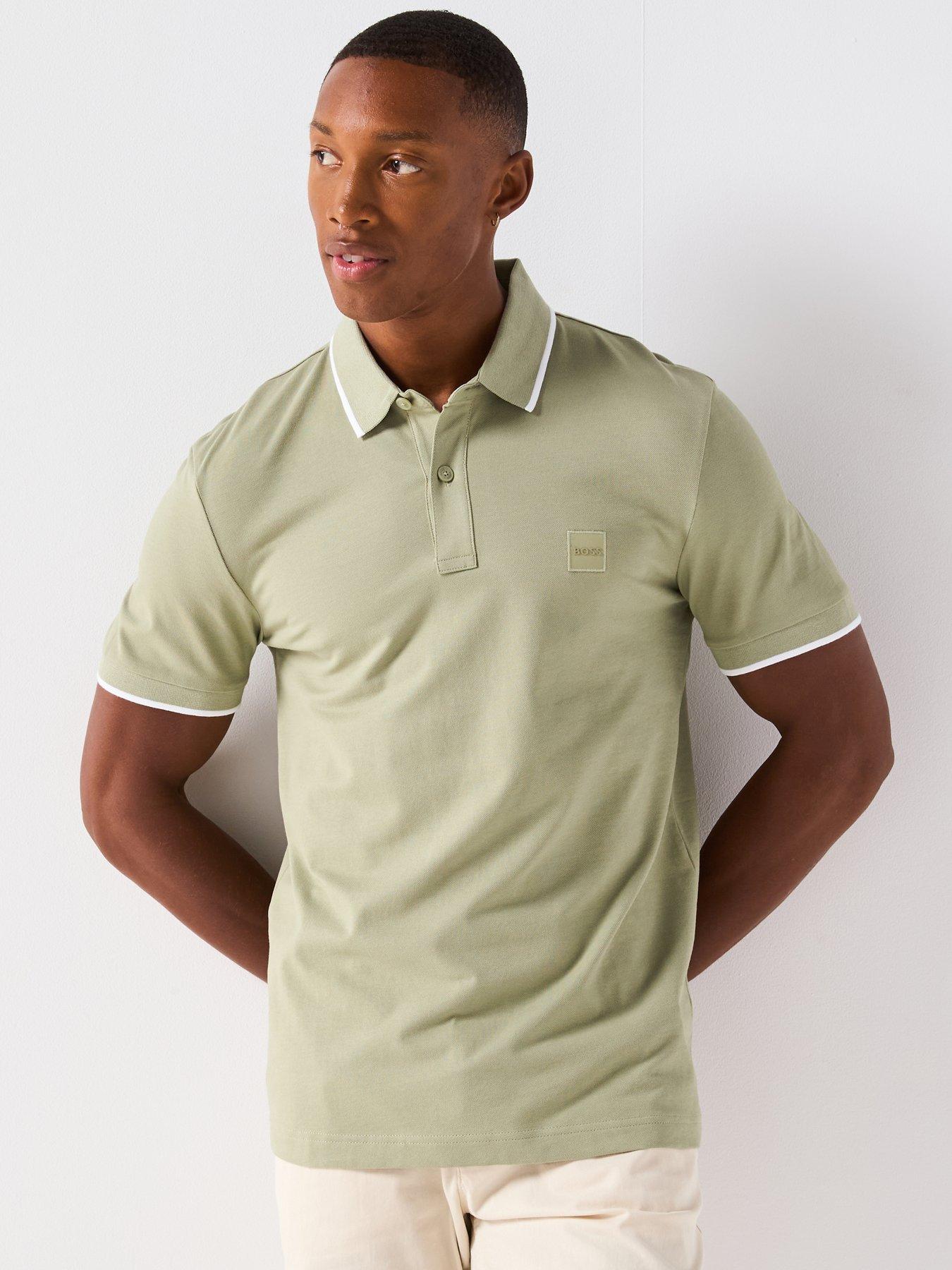 undefined Passertip Slim Fit Short Sleeve Polo Shirt - Green