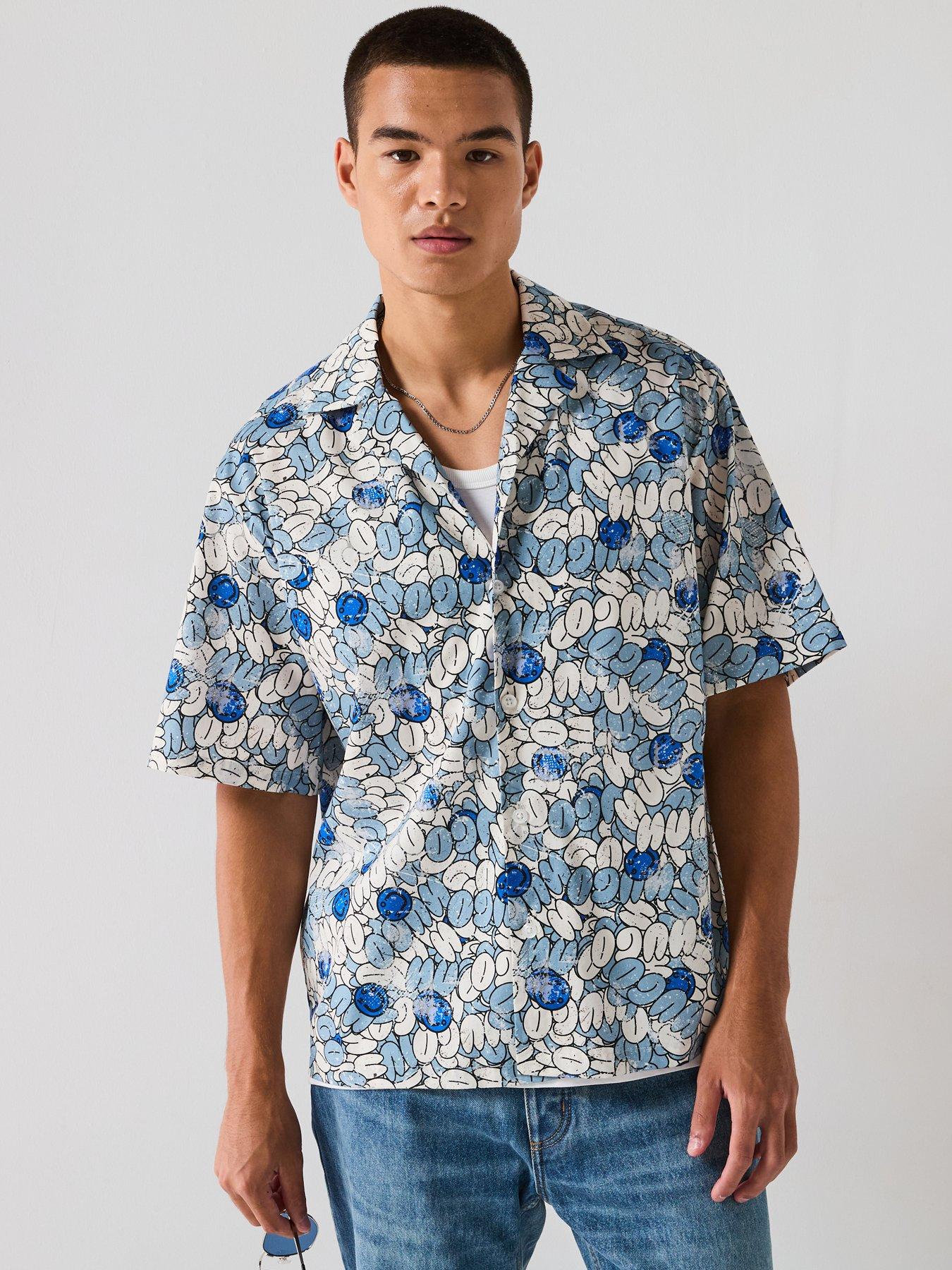 undefined Blue Eligino Relaxed Fit Shirt - Light Blue