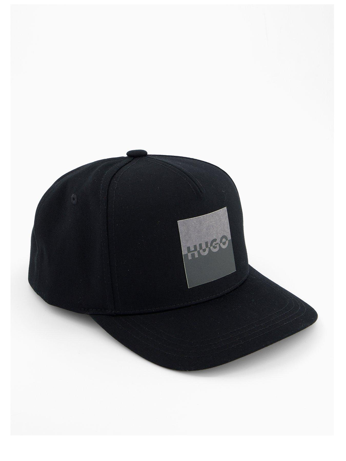 HUGO Marsel Split Logo Baseball Cap - Black
